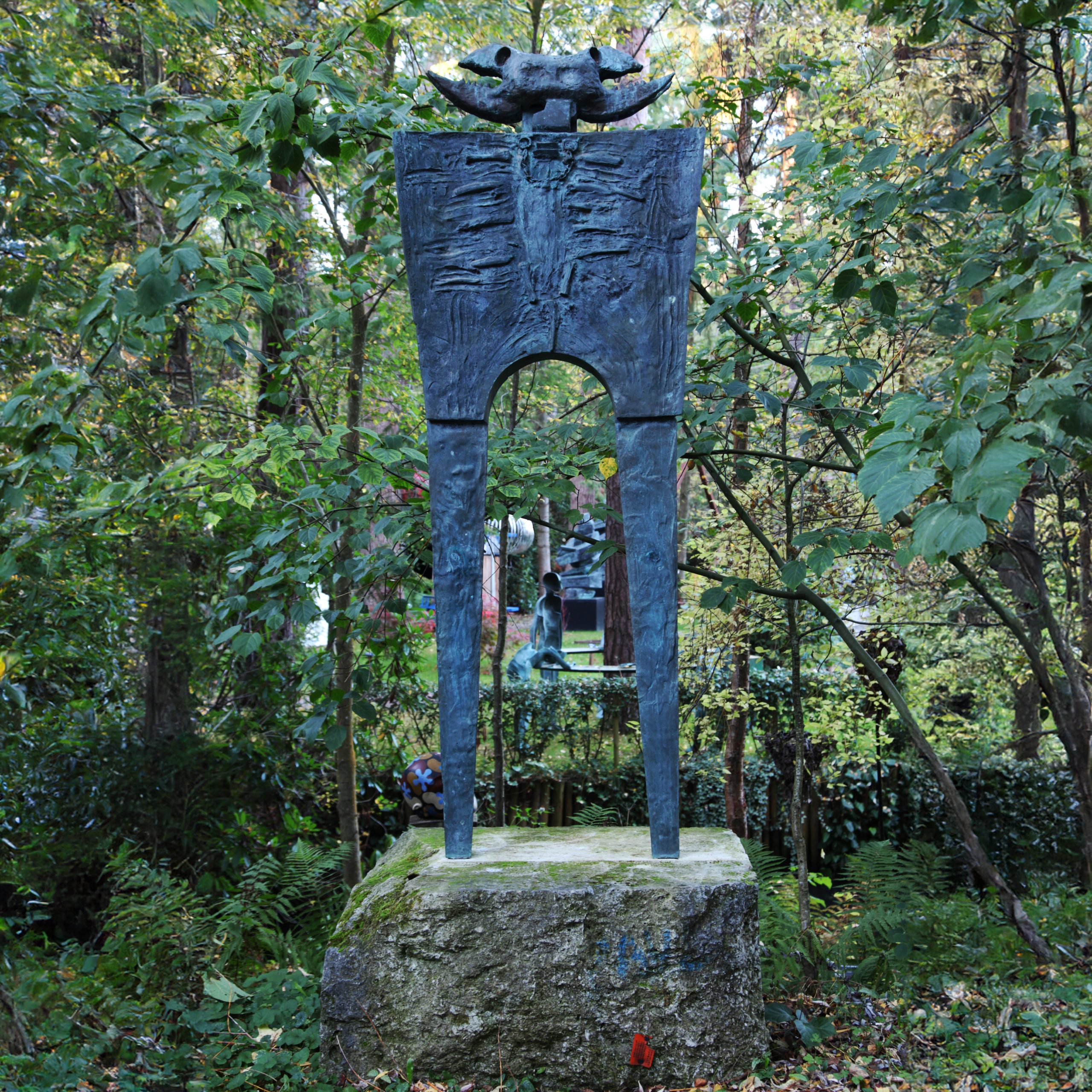 Monumental Abstract Figurative Bronze Sculpture for an outdoor garden or public setting