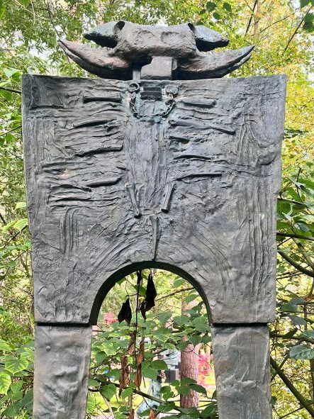 Monumental Abstract Figurative Bronze Sculpture for an outdoor garden or public setting