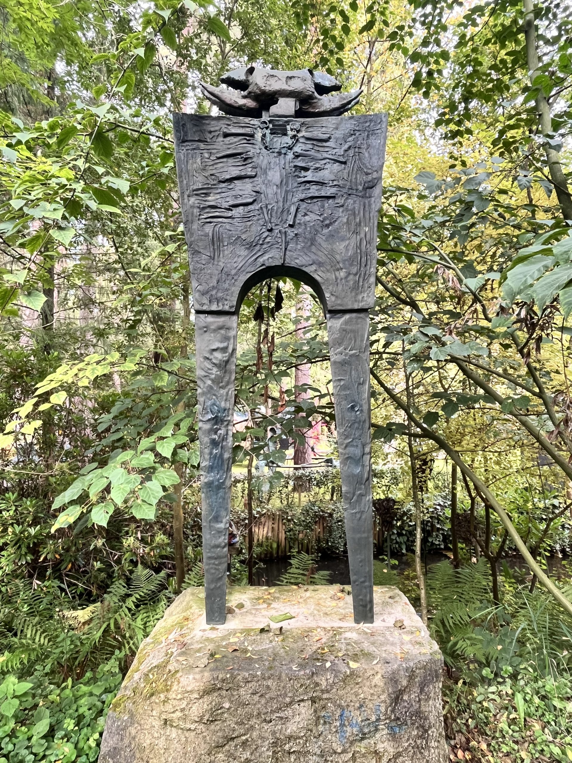Monumental Abstract Figurative Bronze Sculpture for an outdoor garden or public setting