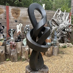Unique abstract Zimbabwean Springstone sculpture.