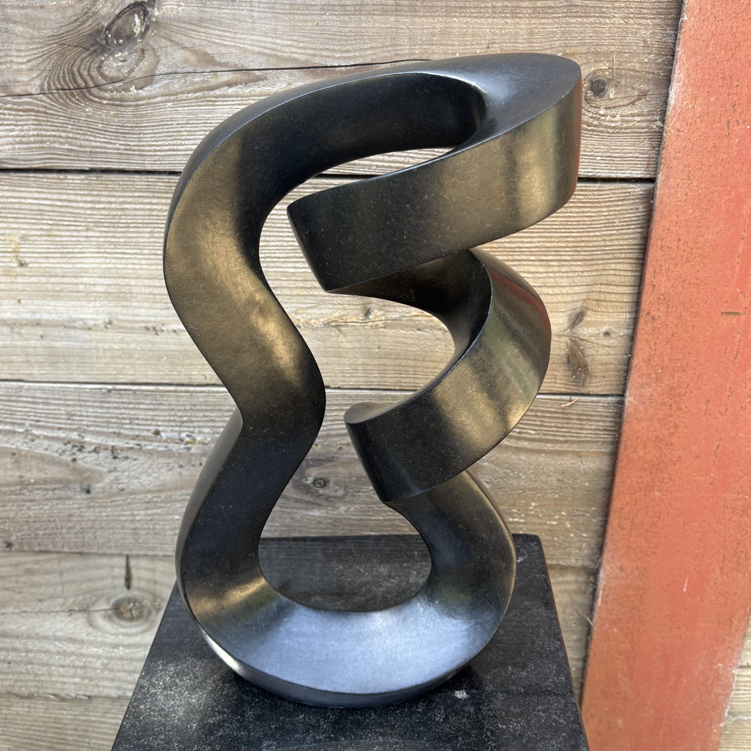Victor Matafi, Relaxing Partners, Springstone, Unique, 41cm high, 23cm wide, 10cm deep,