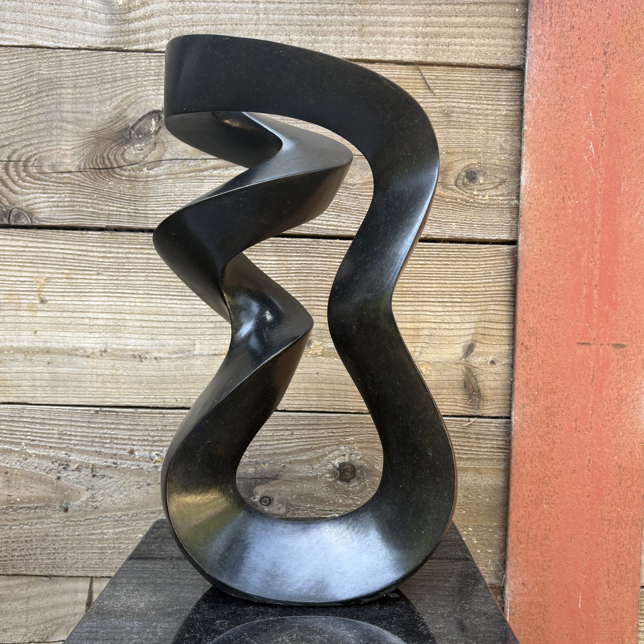 Victor Matafi, Relaxing Partners, Springstone, Unique, 41cm high, 23cm wide, 10cm deep,