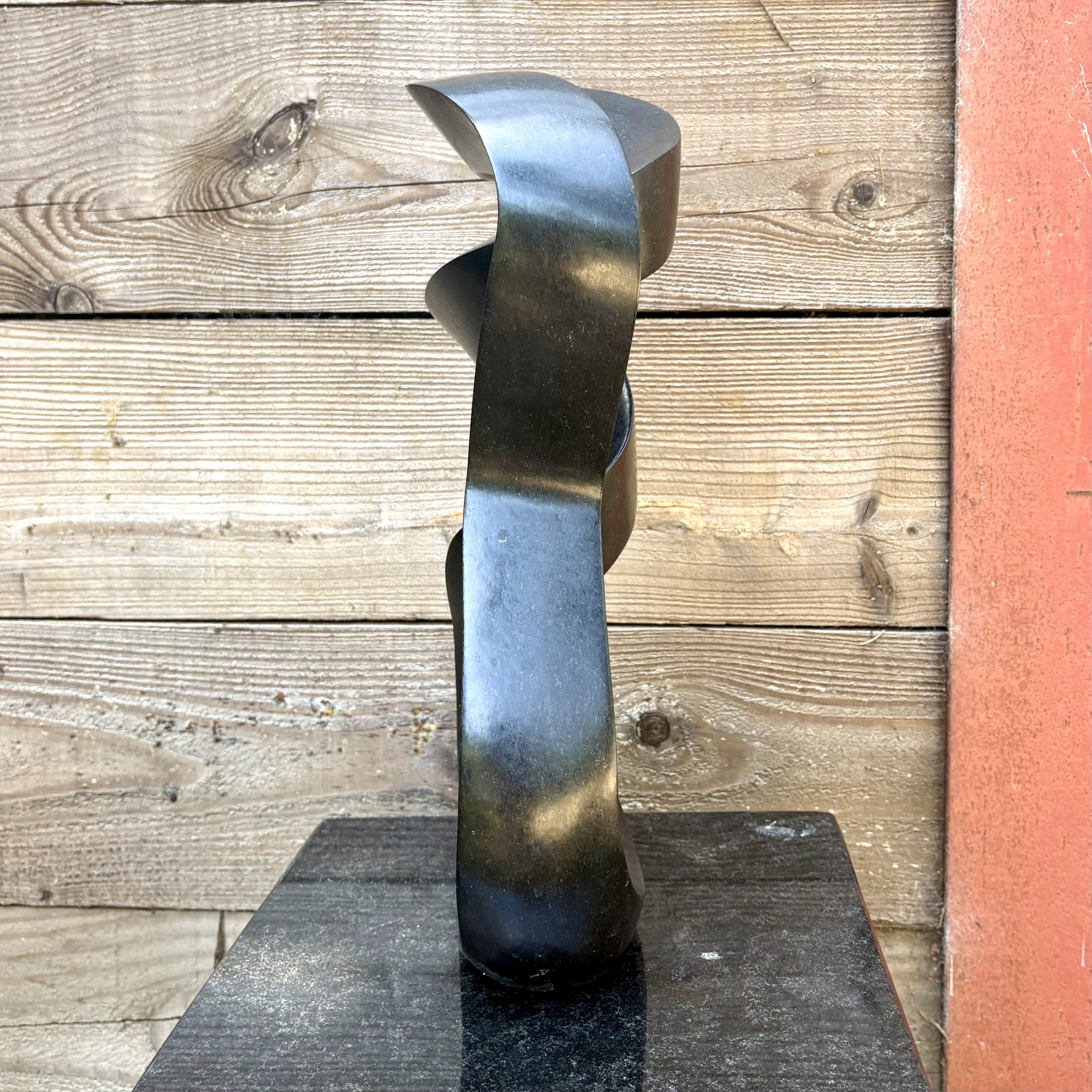 Victor Matafi, Relaxing Partners, Springstone, Unique, 41cm high, 23cm wide, 10cm deep,