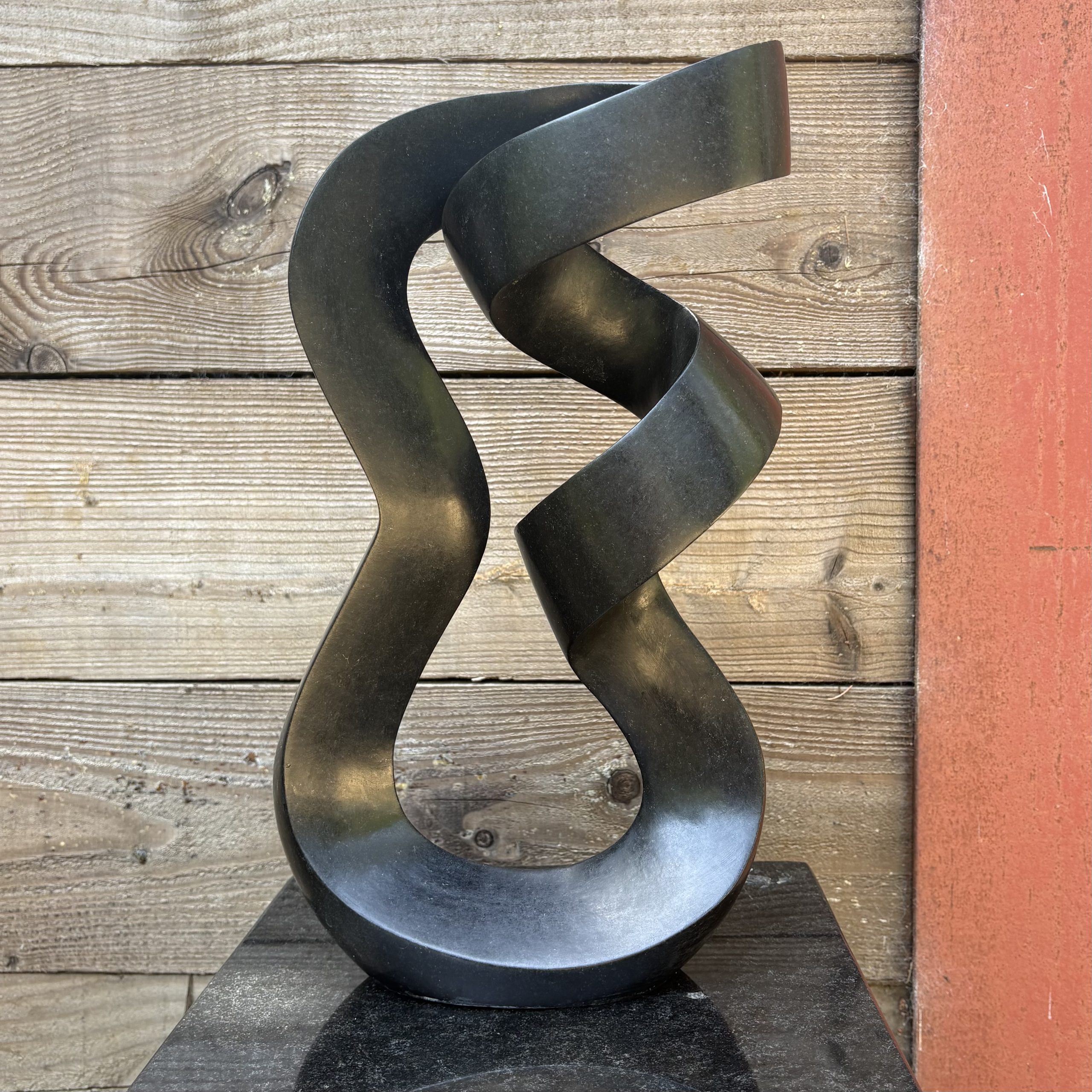 Victor Matafi, Relaxing Partners, Springstone, Unique, 41cm high, 23cm wide, 10cm deep,