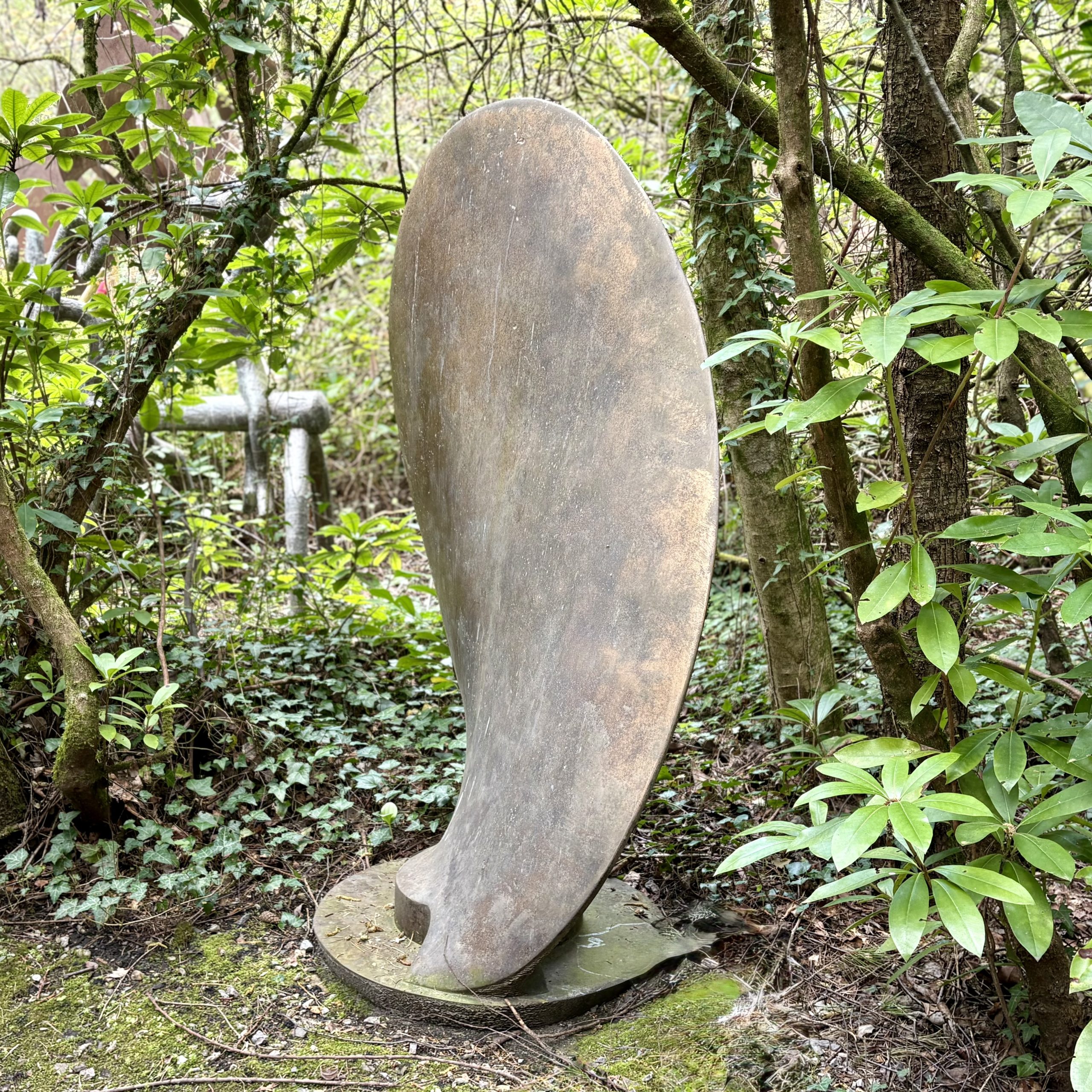 Fantastic Fin. Unique large bronze sculpture of a ship's propellor.