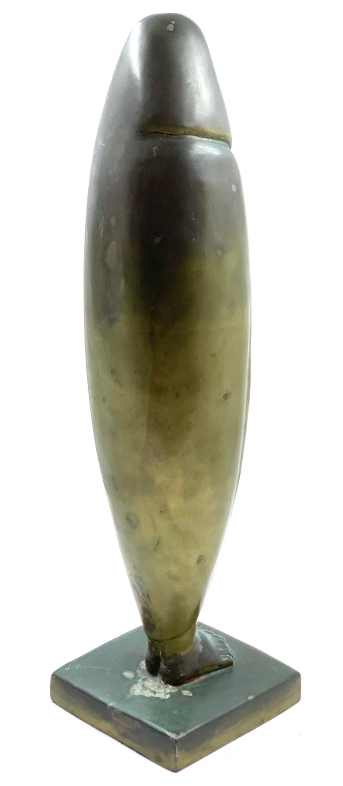 Tabletop Bronze Woman Sculpture - Femme de Marrakech (Mid-20th Century) After Céline Lepage - Image 3