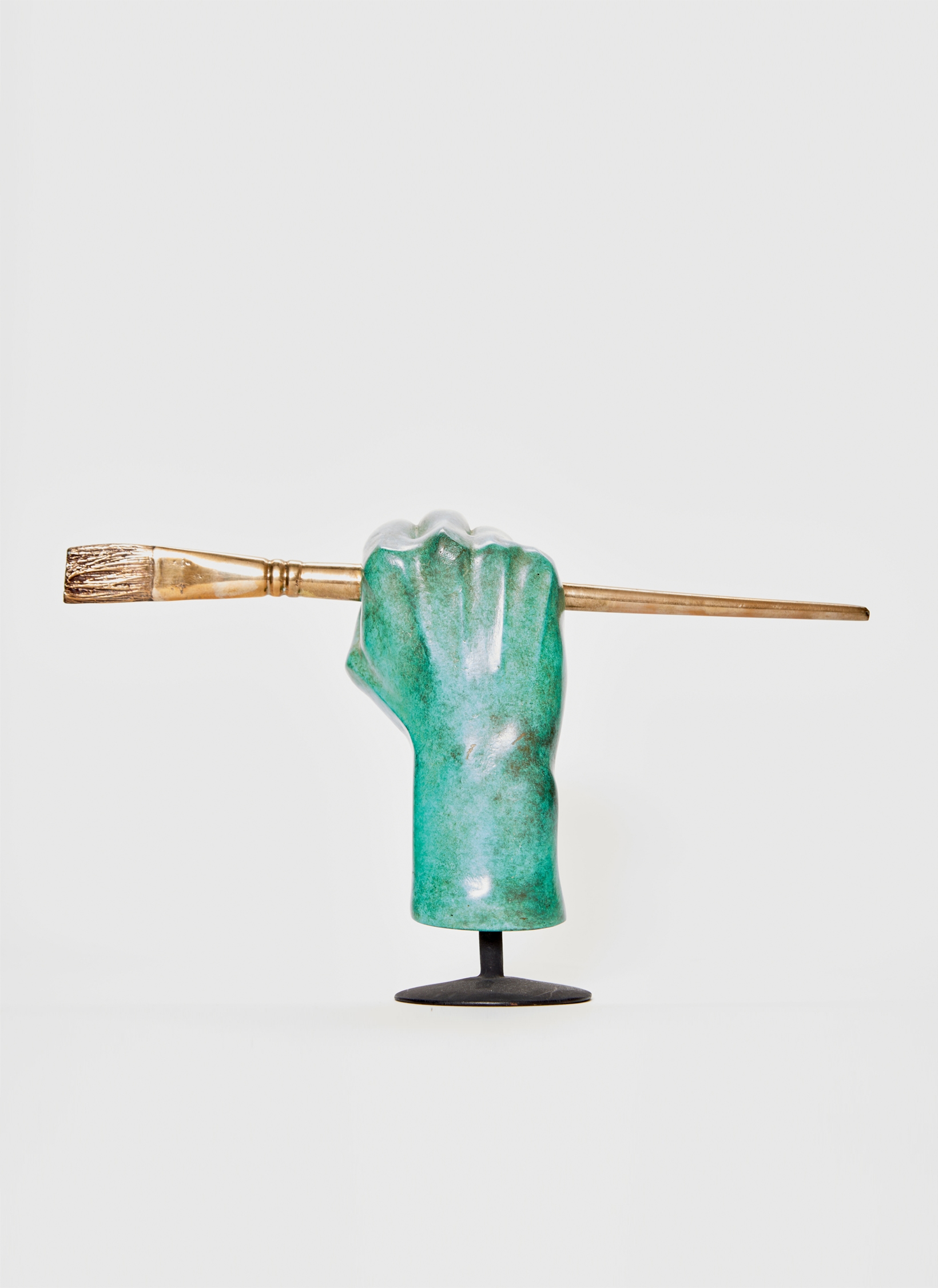 Lifesize Bronze Sculpture - Clive's Brush by Alistair Bennett (Ali B) (Edition of 3) - Image 3