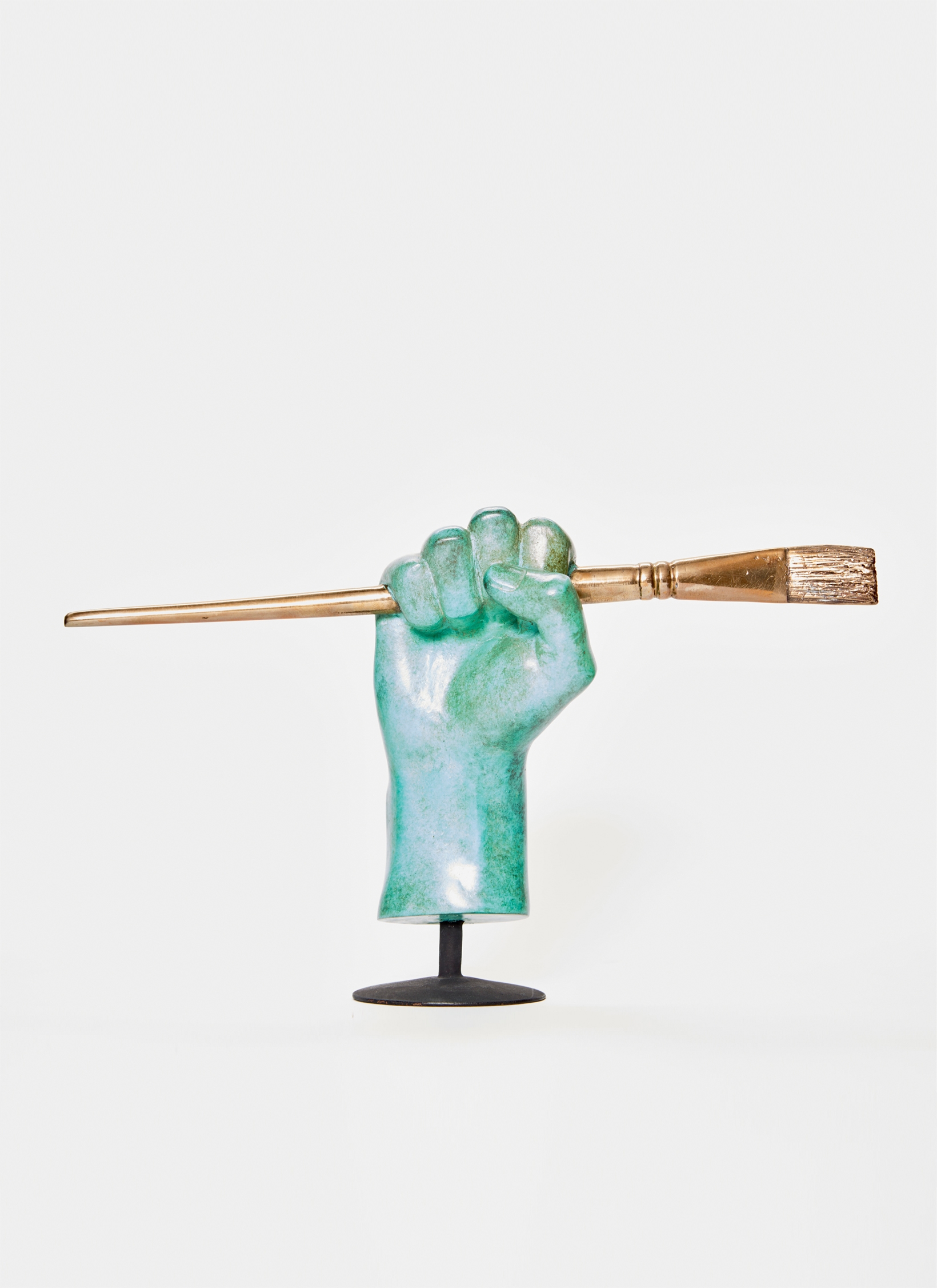 Lifesize Bronze Sculpture - Clive's Brush by Alistair Bennett (Ali B) (Edition of 3) - Image 2