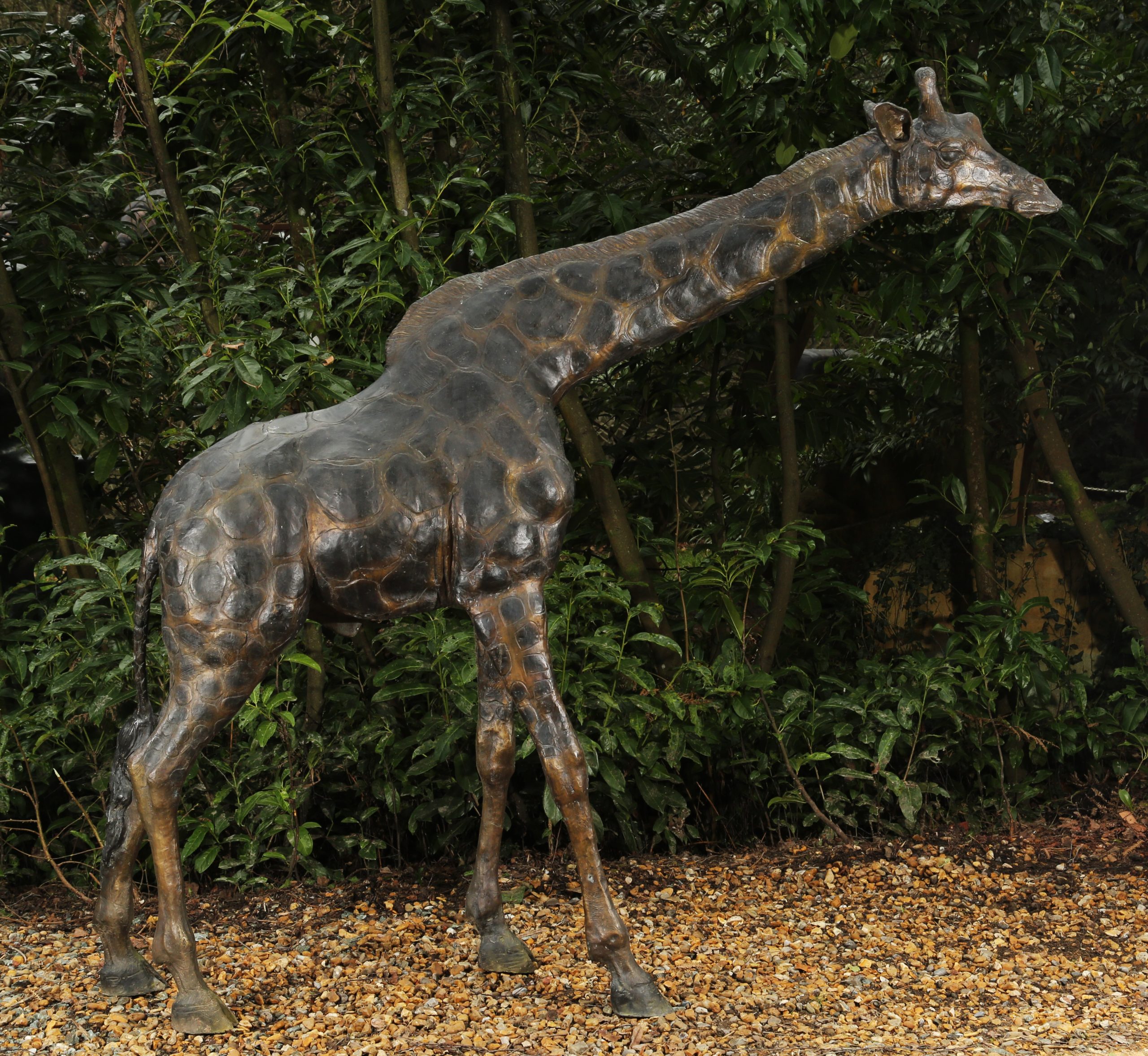Large Bronze Giraffe Sculpture - Giraffe I - Image 5