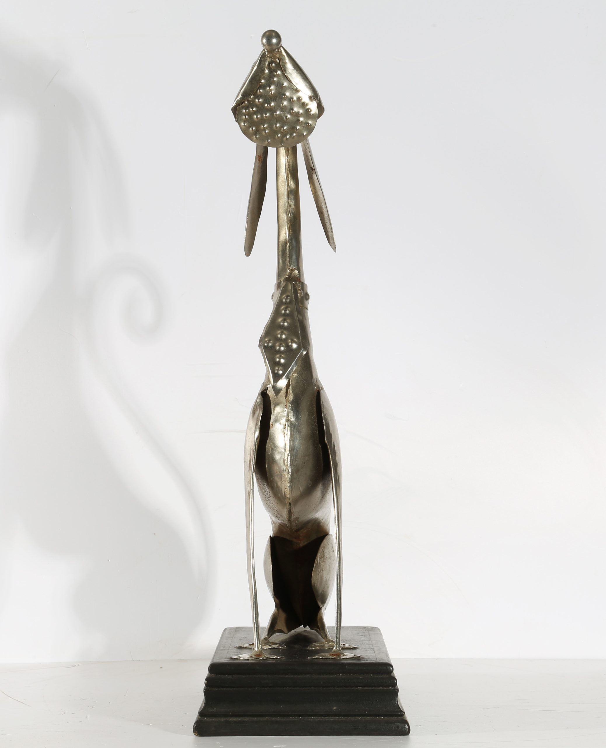 Tabletop Stainless Steel Dog Sculpture - Man's Best Friend (Unique) - Image 3