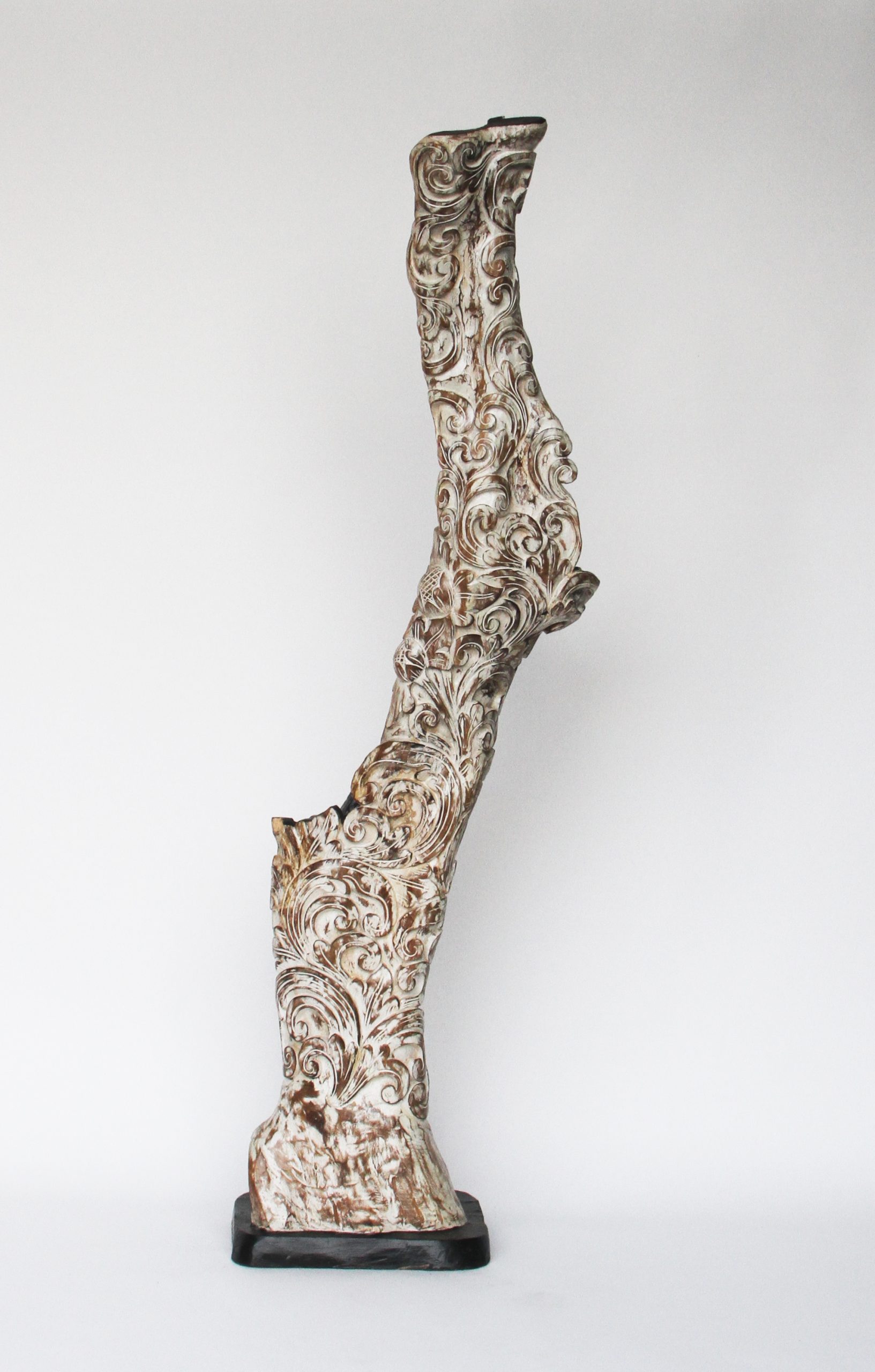 Large Carved Wood Sculpture - Hardwood I (Unique) - Image 2