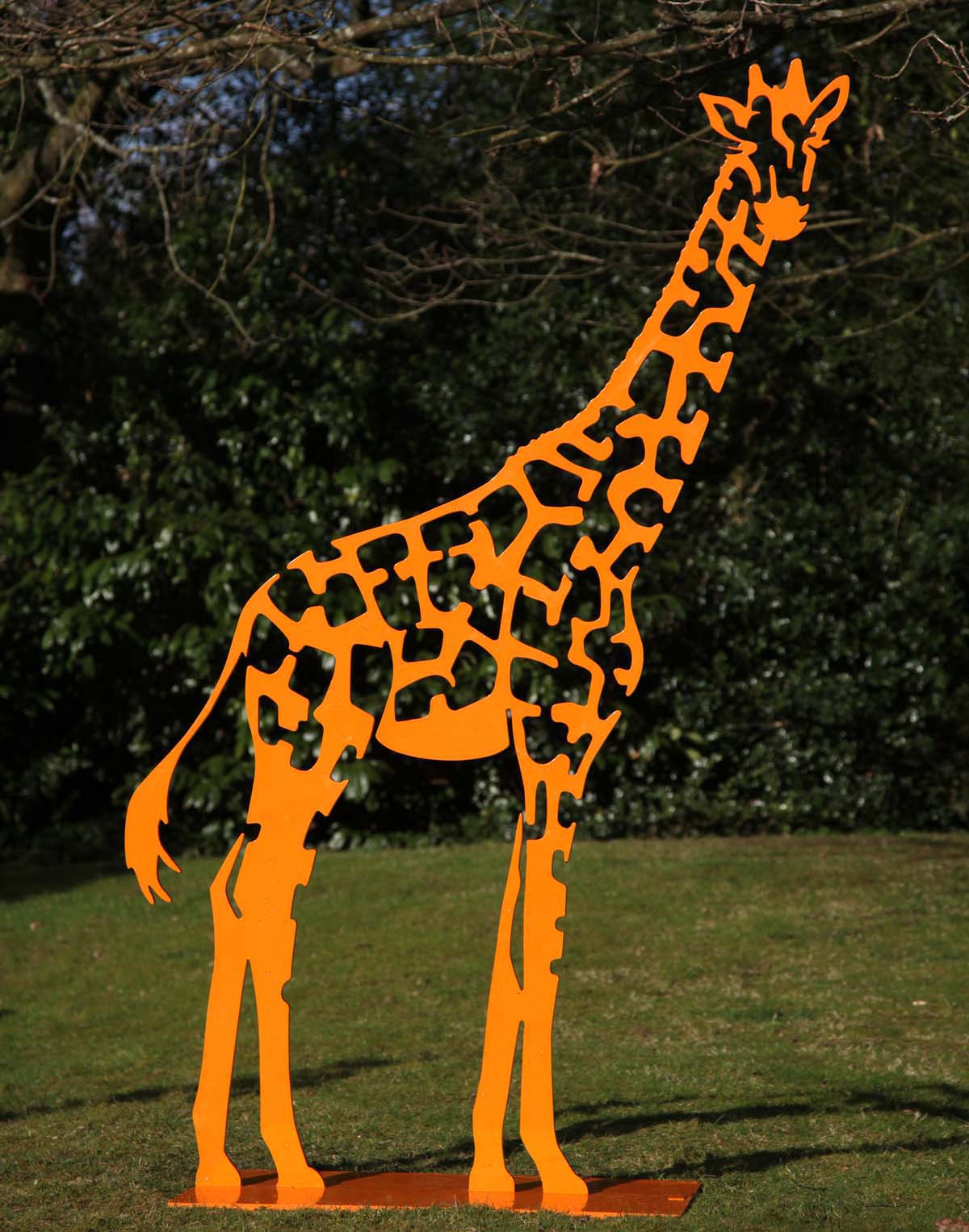 Lifesize Steel Silhouette Sculpture - Giraffe by Danu (Edition of 80) - Image 3