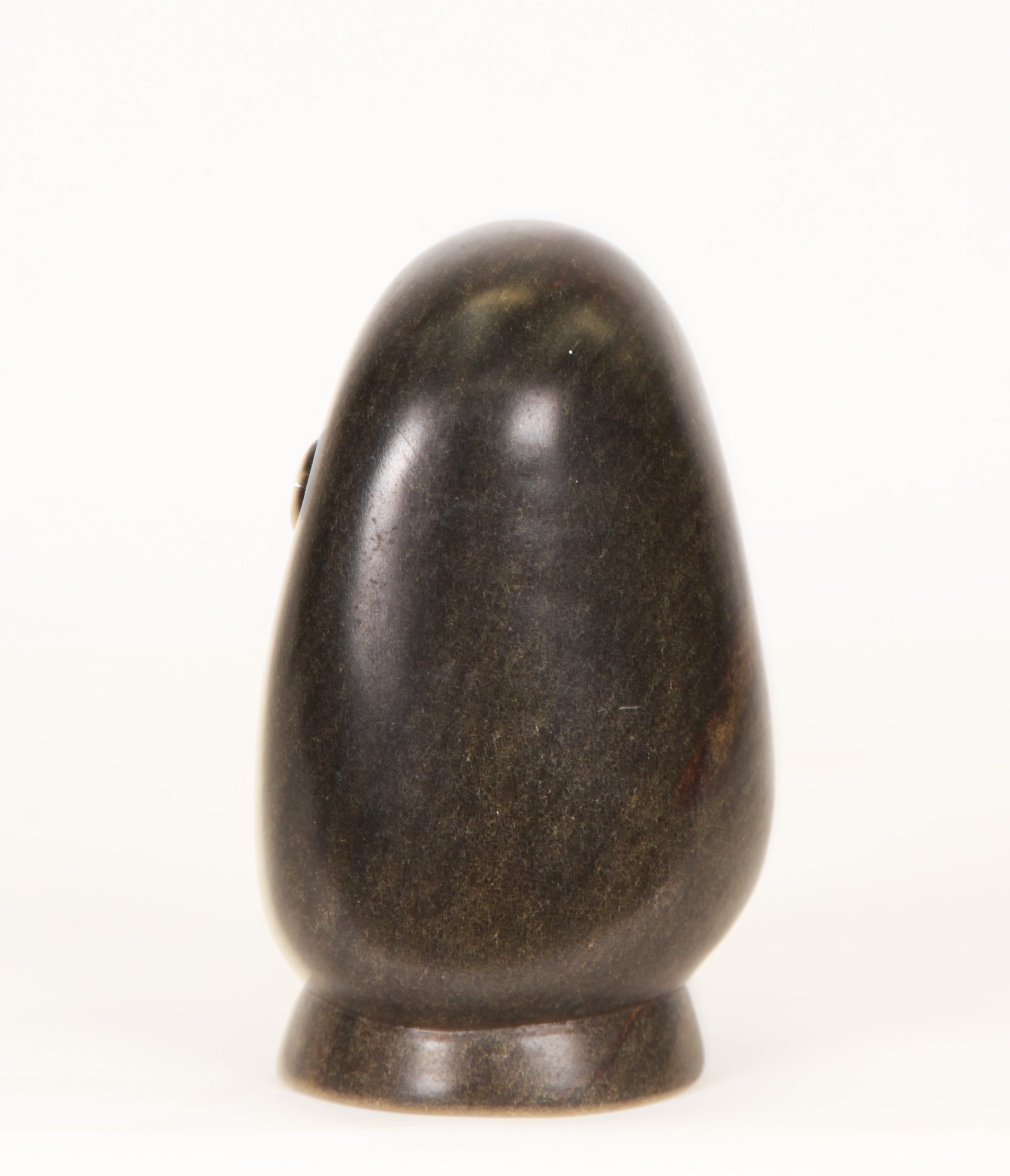 Small Stone Figurative Sculpture - Headman by Faniza Akuda (Unique) - Image 3