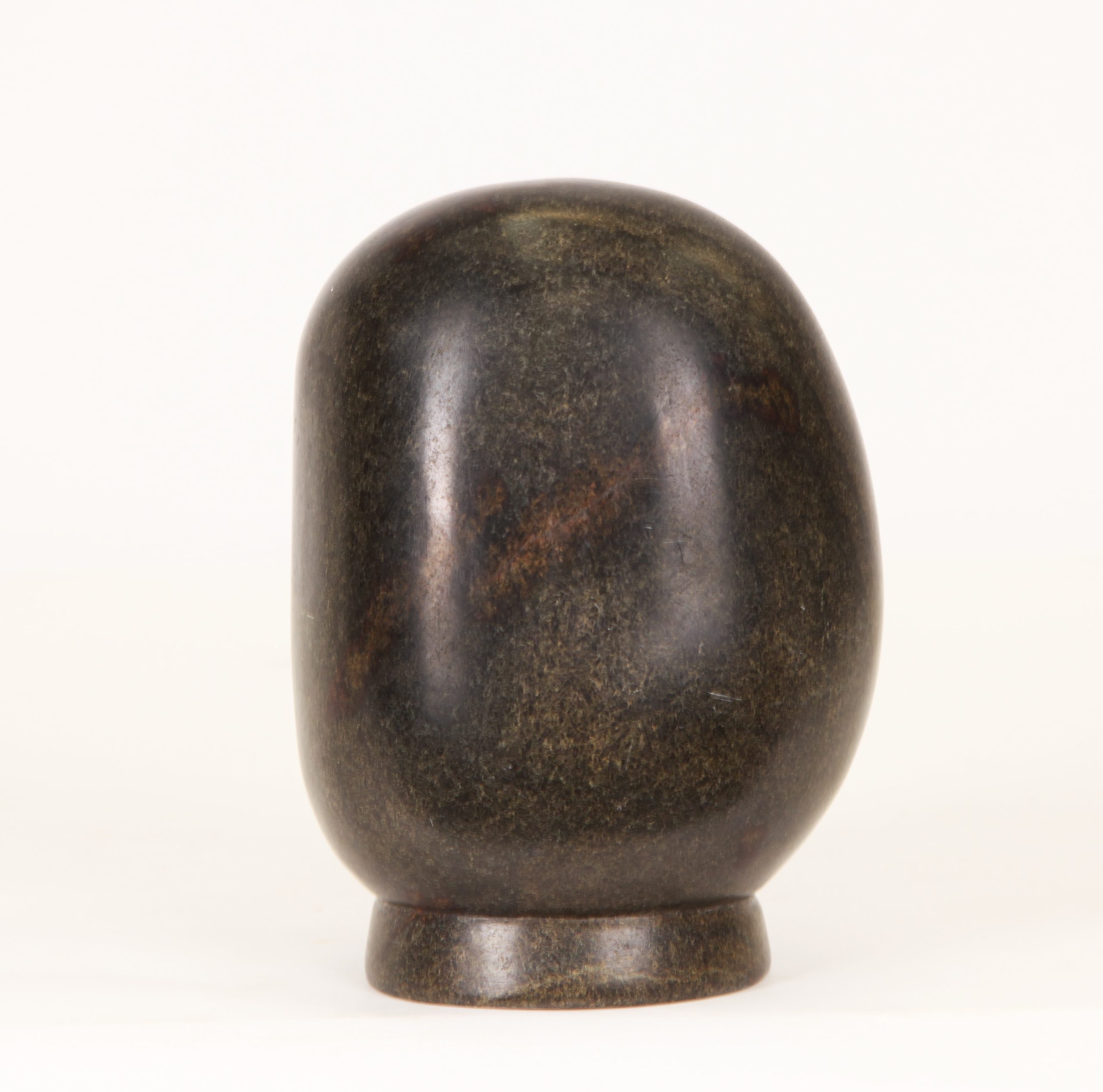 Small Stone Figurative Sculpture - Headman by Faniza Akuda (Unique) - Image 4