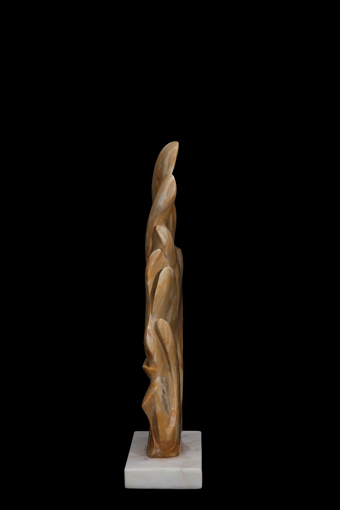 Abstract Marble Sculpture of Cockerel