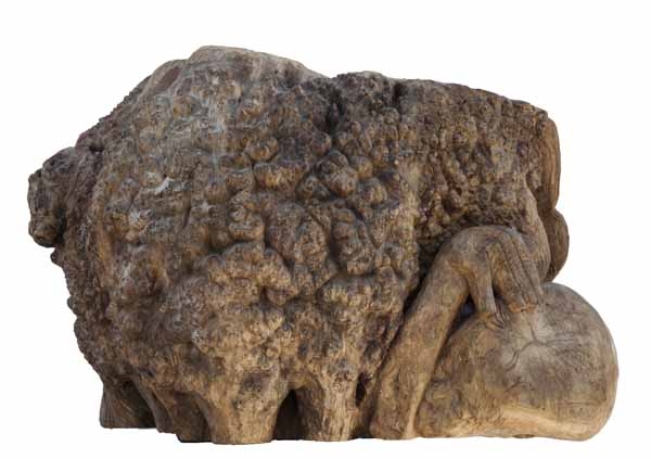 Large Wooden Figurative Face Sculpture - Trio by Ian Thompson (Unique) - Image 2