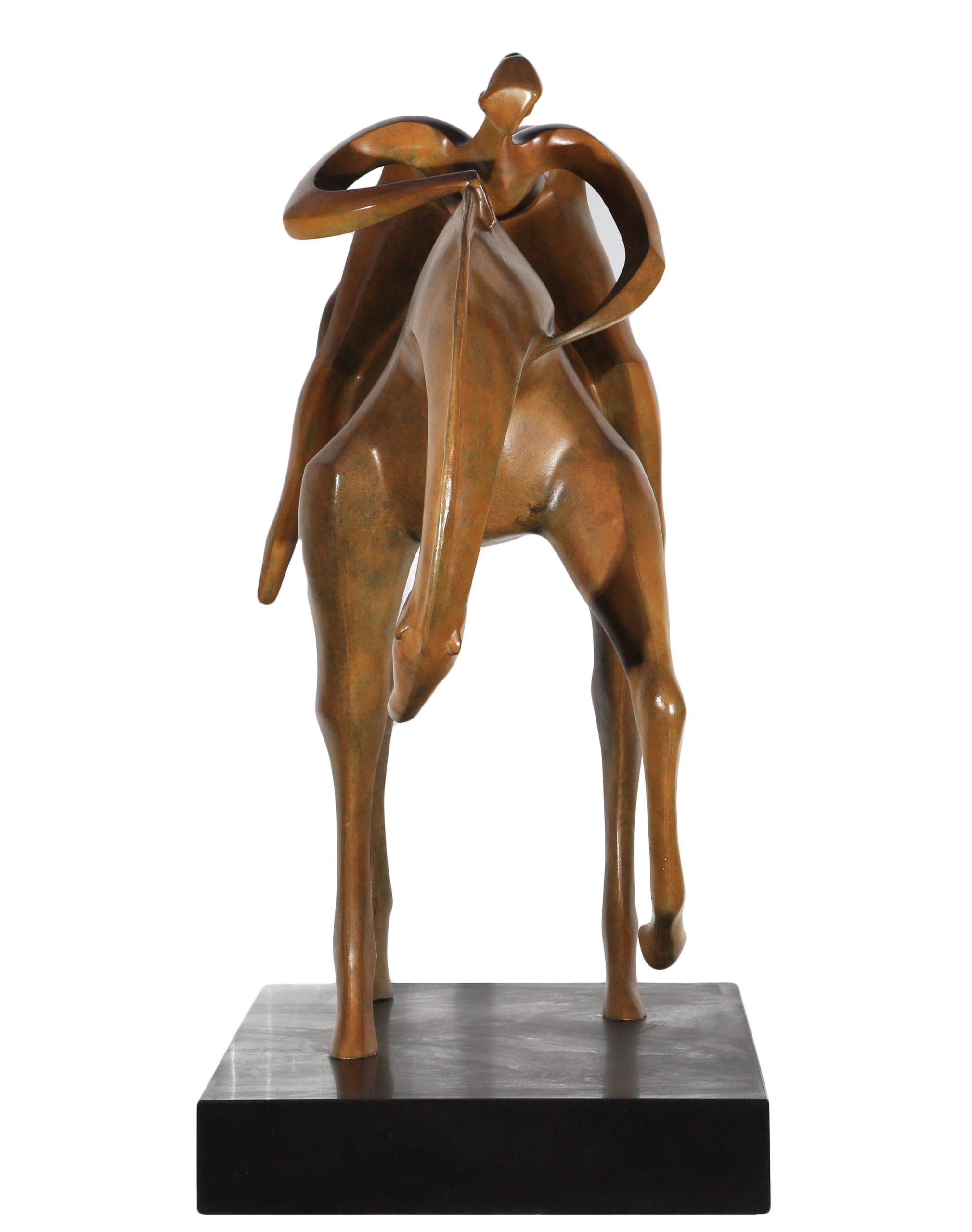 Large Bronze Horse and Rider Sculpture - Lady Godiva by Isaac Kahn (Edition of 6) - Image 3