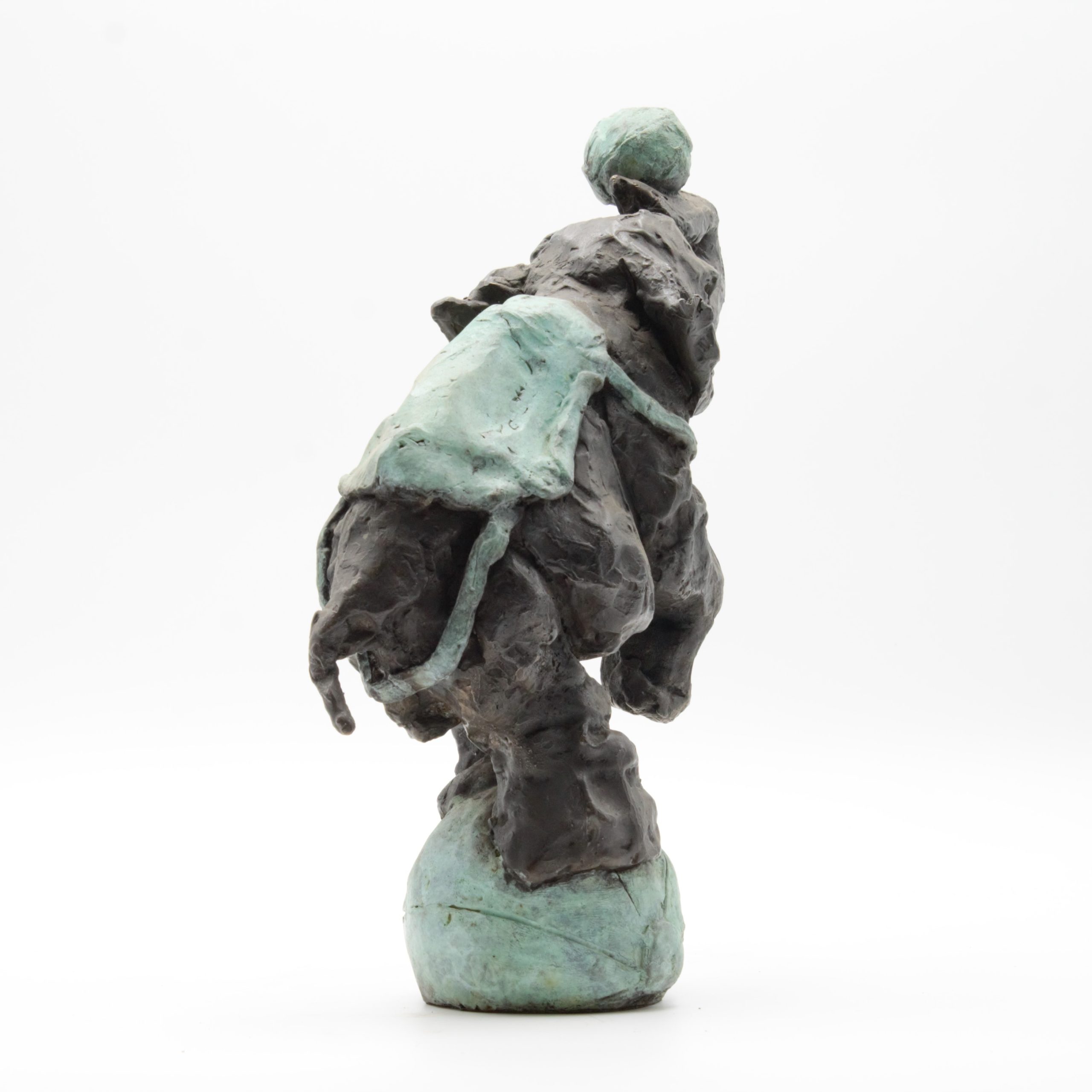Tabletop Bronze Figurative Animal Sculpture - Elephant Teetering on Ball by Jim Unsworth (Edition of 12) - Image 8
