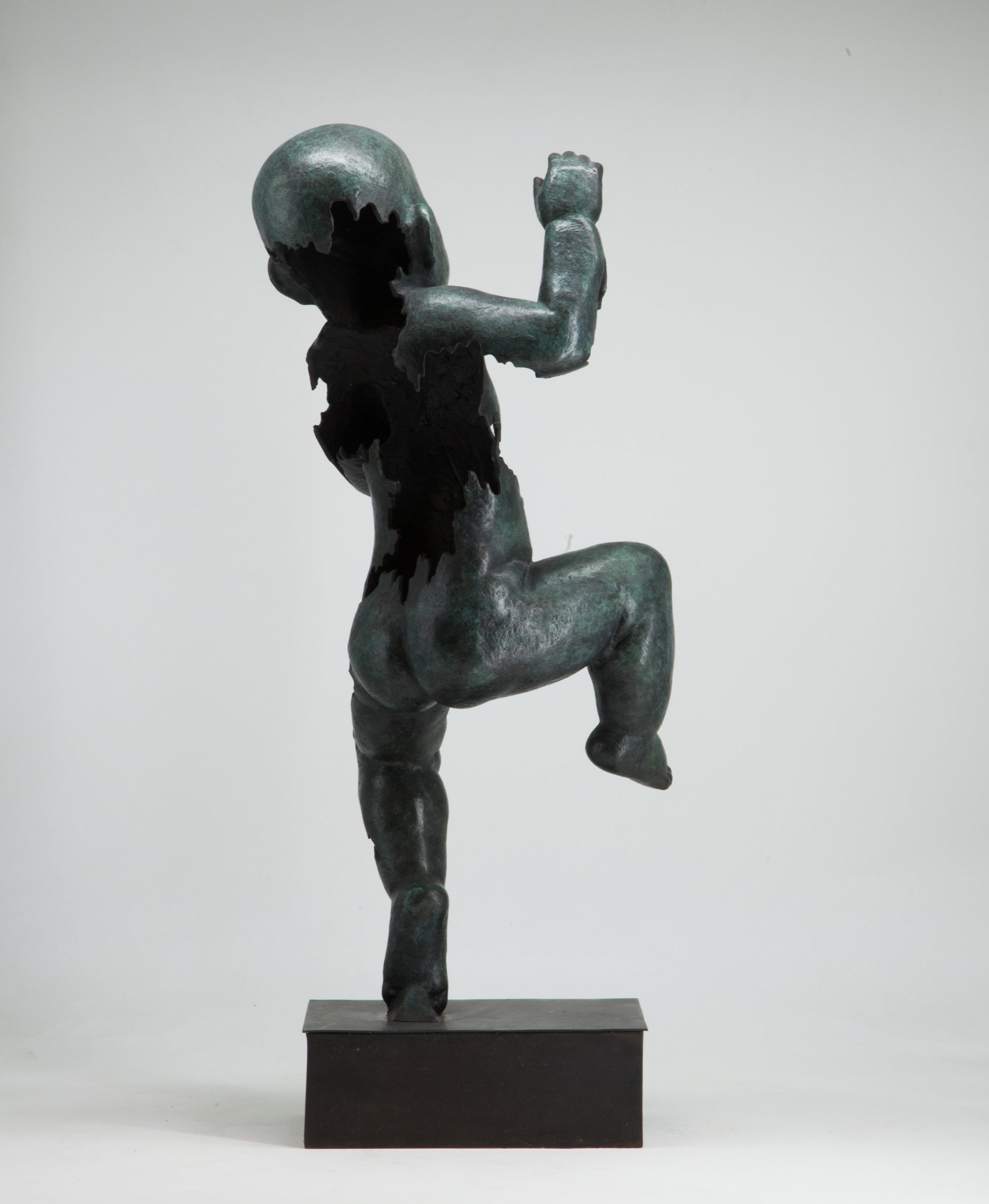 Tabletop Bronze Figurative Sculpture - Newborn - Image 5