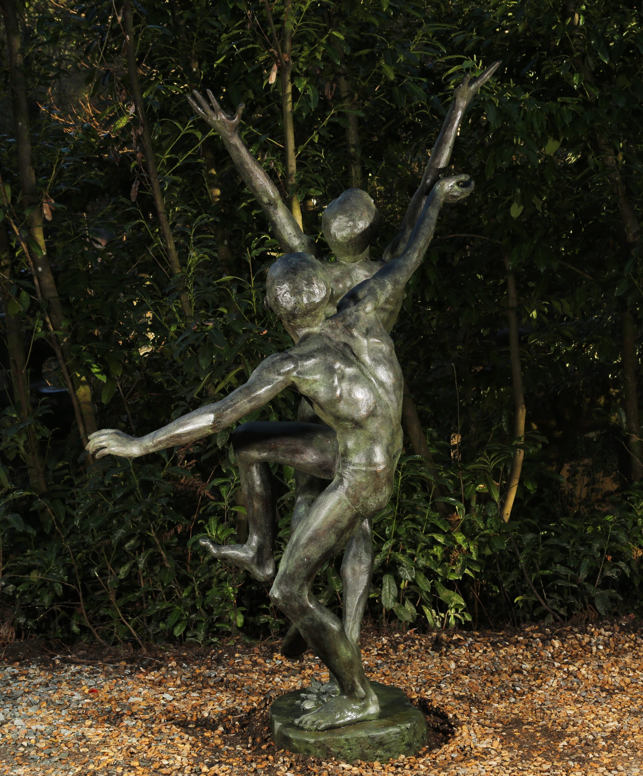 Large Bronze Figurative Water Feature Sculpture - Rain (Water feature) by Lyudmila Konstantinouvna Strel Chenko - Image 6