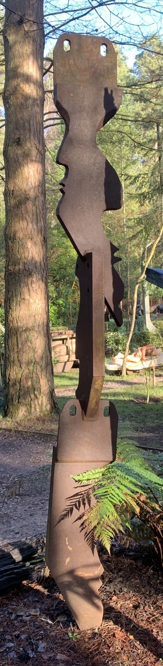 Large Metal Abstract Garden Sculpture - Rotherham Heads by Mark Goodchild (Unique) - Image 4