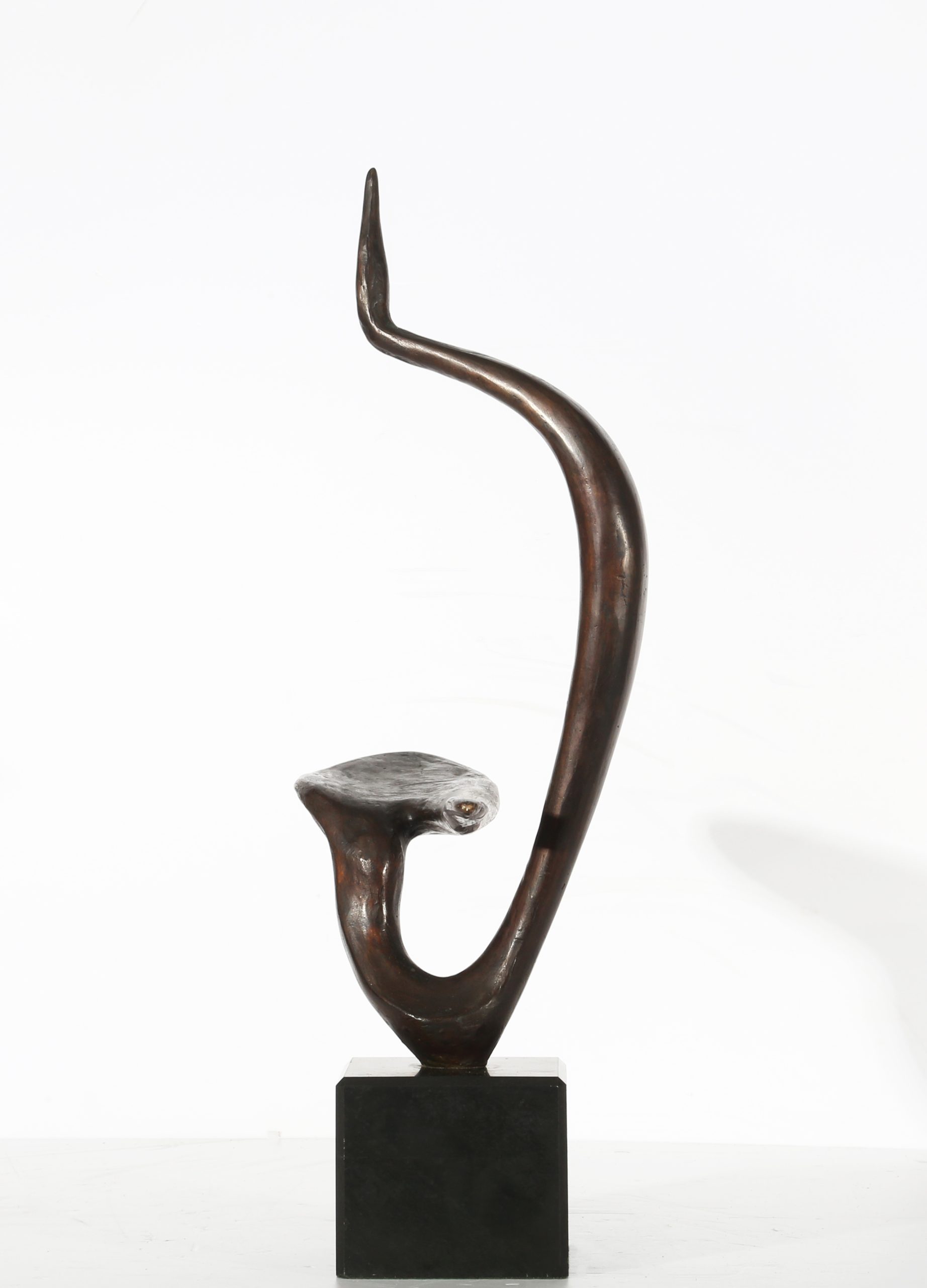 Tabletop Bronze Abstract Dancer Sculpture - Dancer by Michael Gillespie (Edition 3) - Image 3
