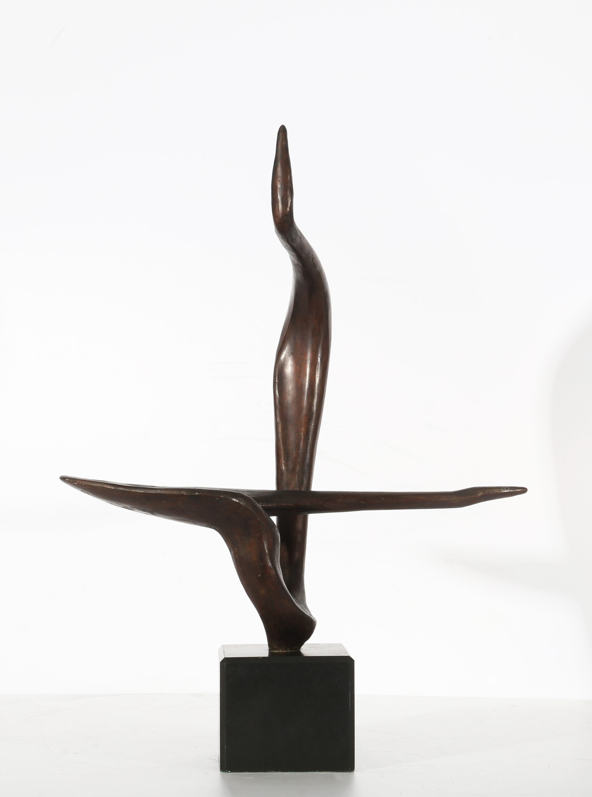 Tabletop Bronze Abstract Dancer Sculpture - Dancer by Michael Gillespie (Edition 3) - Image 4