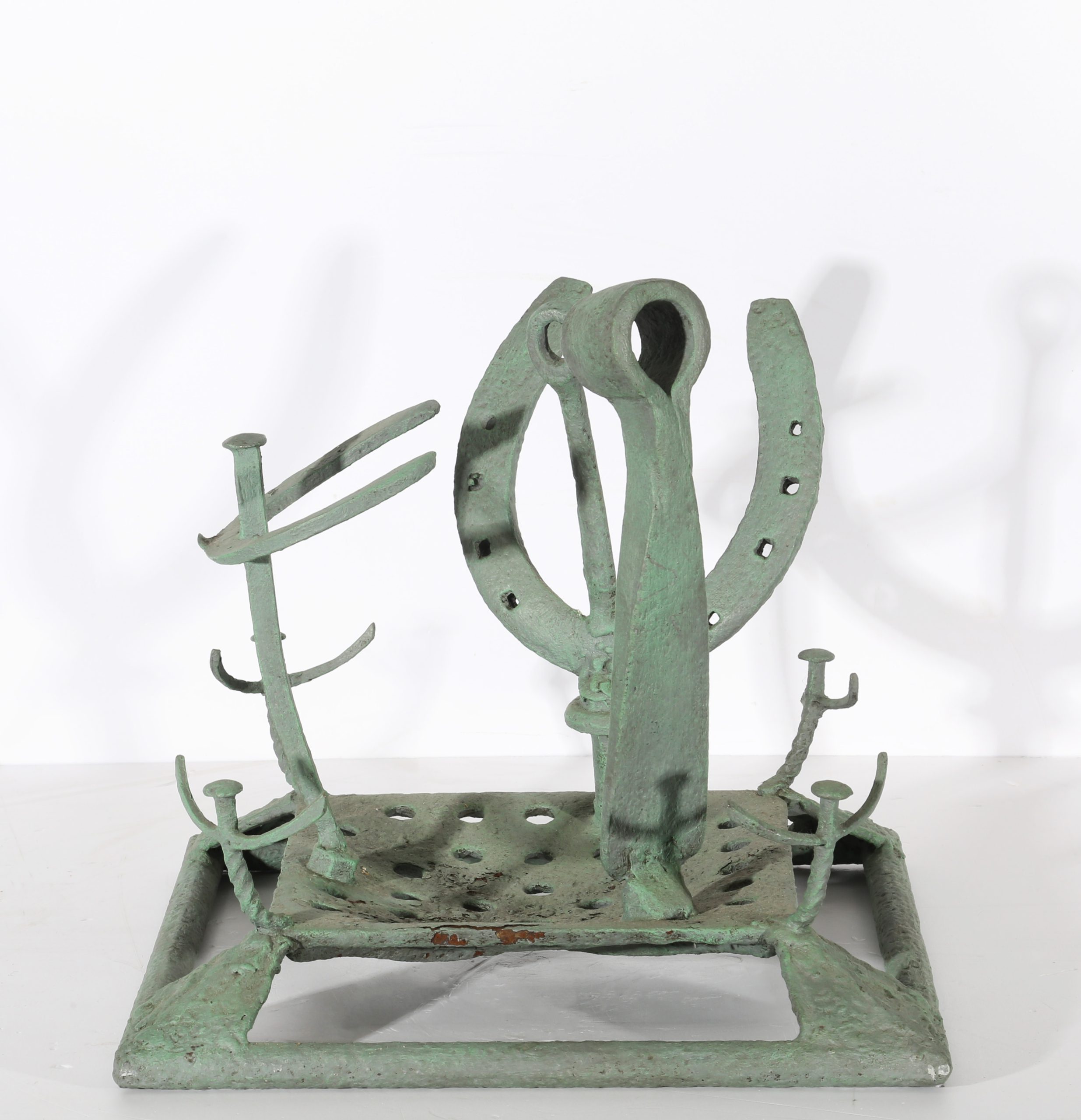 Tabletop Coated Steel Abstract Sculpture - Untitled by Michael Gillespie (Unique) - Image 3