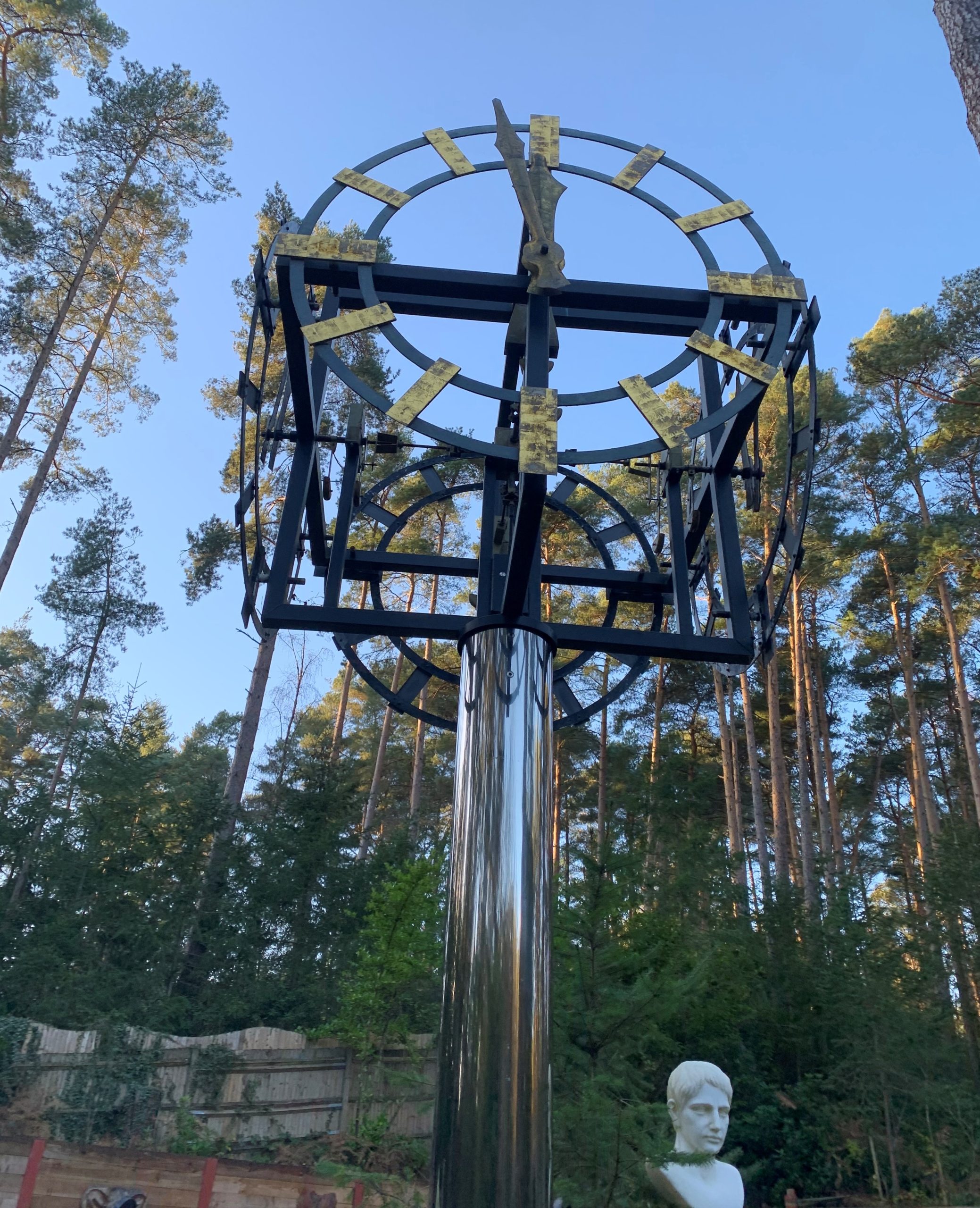 Big Time! A Monumental Skeleton Clock - The Sculpture Park