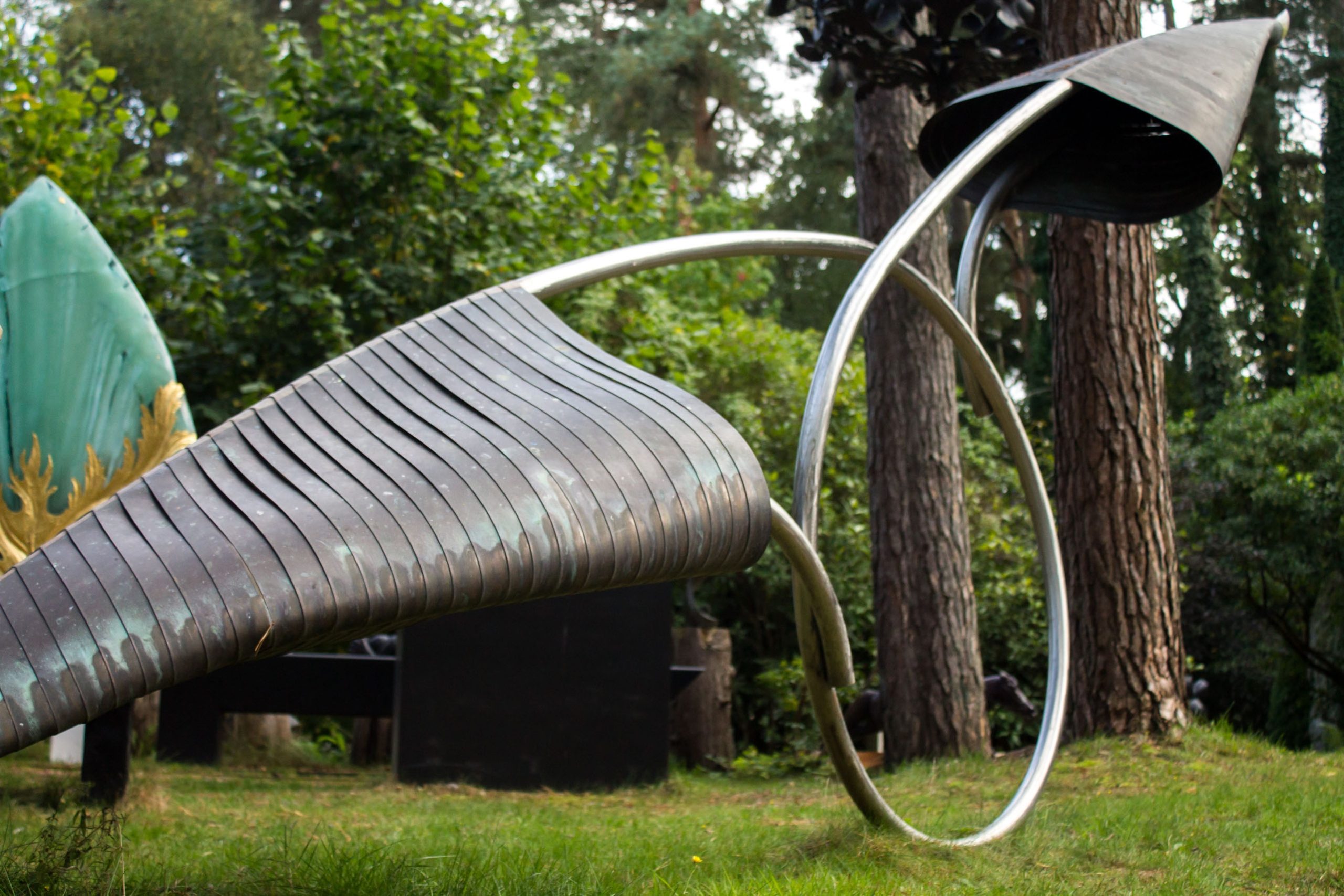 Monumental Mixed Metal Abstract Sculpture - The Quickening by Nicholas Uhlmann (Unique) - Image 3