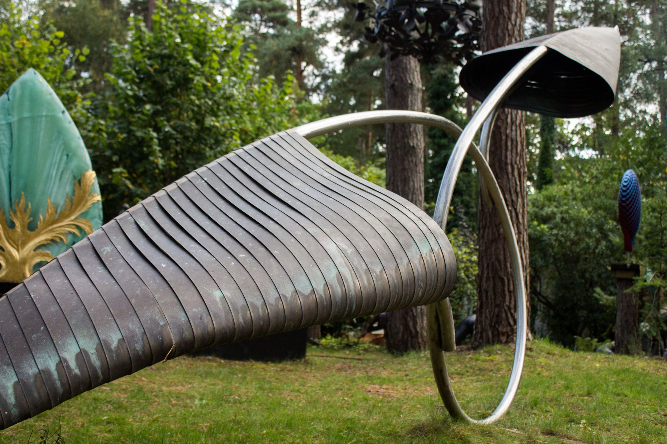 Monumental Mixed Metal Abstract Sculpture - The Quickening by Nicholas Uhlmann (Unique) - Image 6