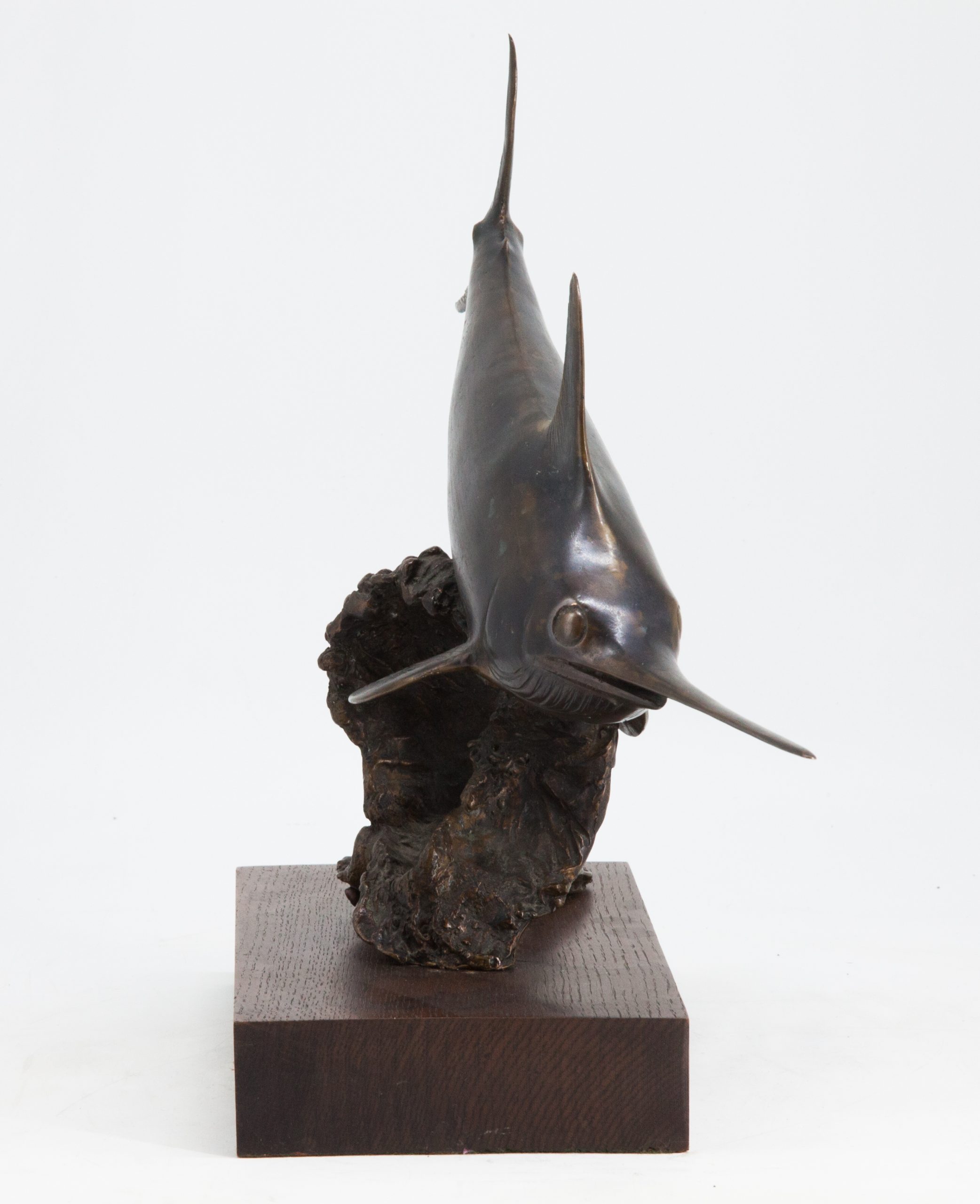 Tabletop Bronze Sculpture - Sword Fish by P Murrle (PMURRLE) - Image 2