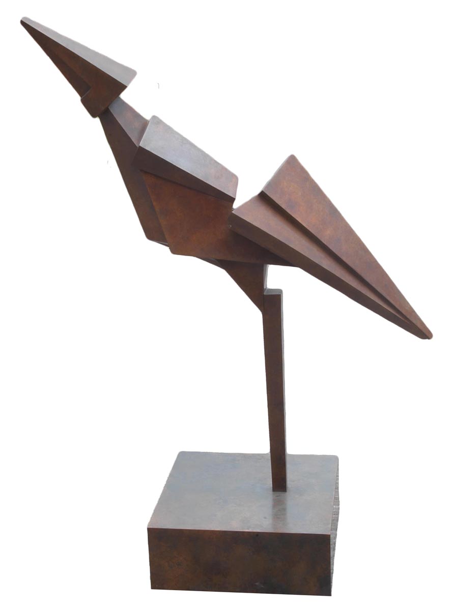 Large Bronze Abstract Animal Sculpture - Bird II by Peter Walker (Edition of 12) - Image 2