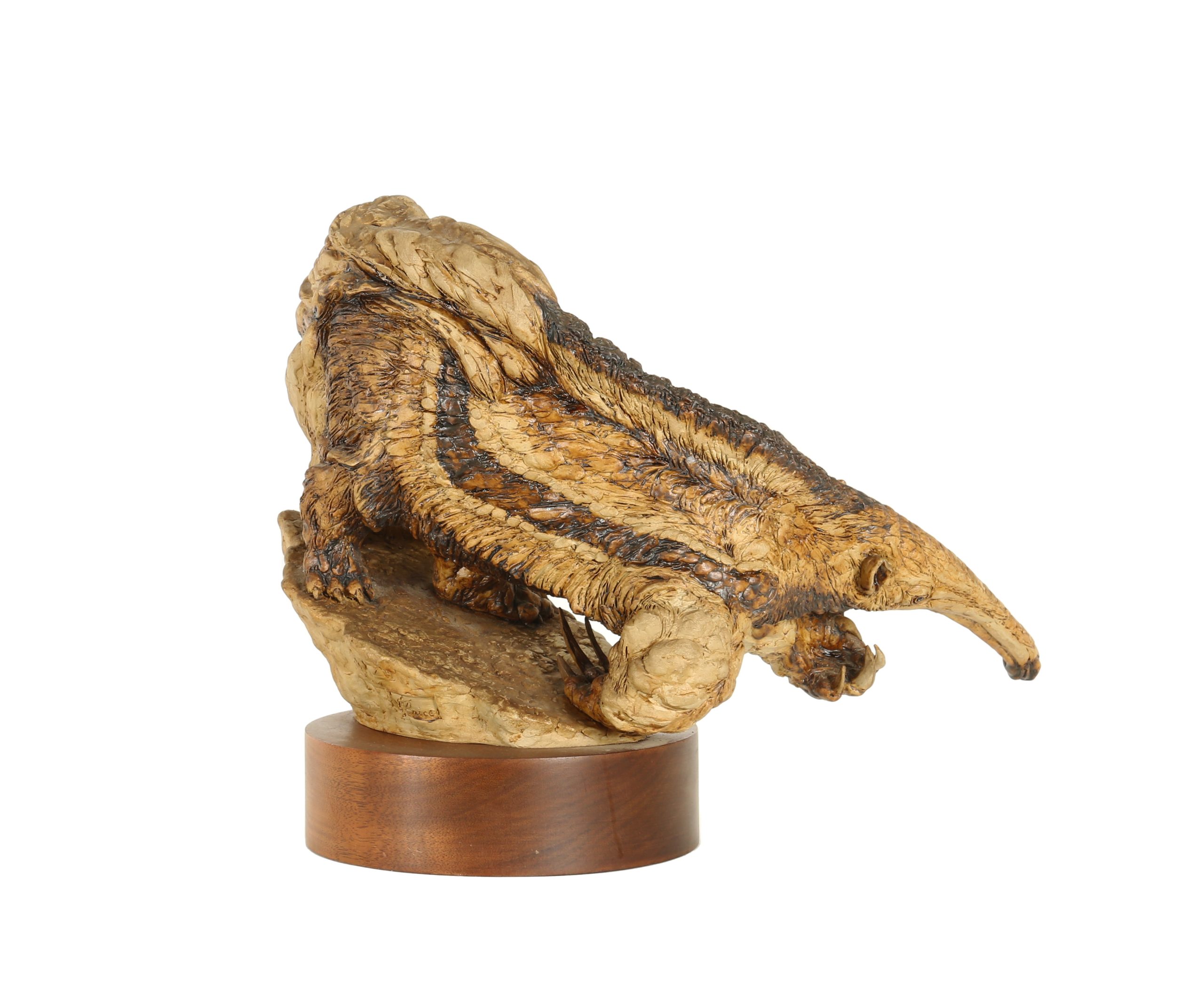 Tabletop Ceramic Sculpture - Giant Ant Eater by Reginald Price (Unique, Signed) - Image 3