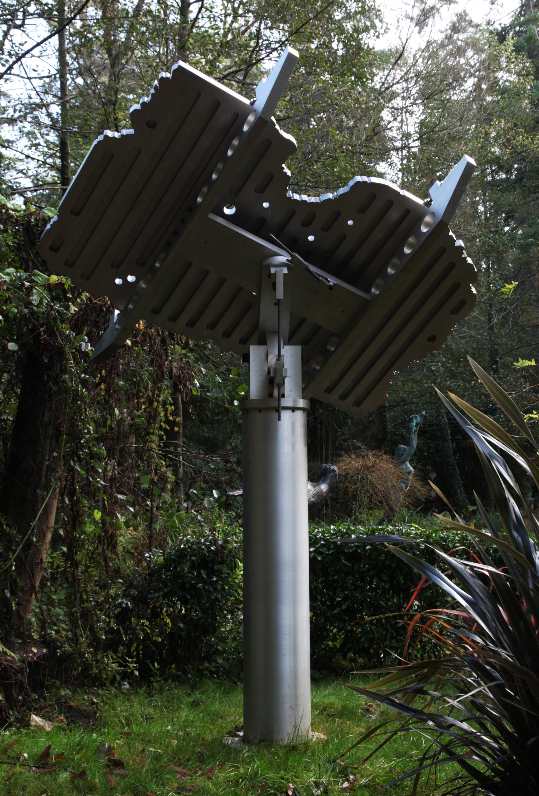 Monumental Industrial Abstract Steel Sculpture suitable for garden or public setting