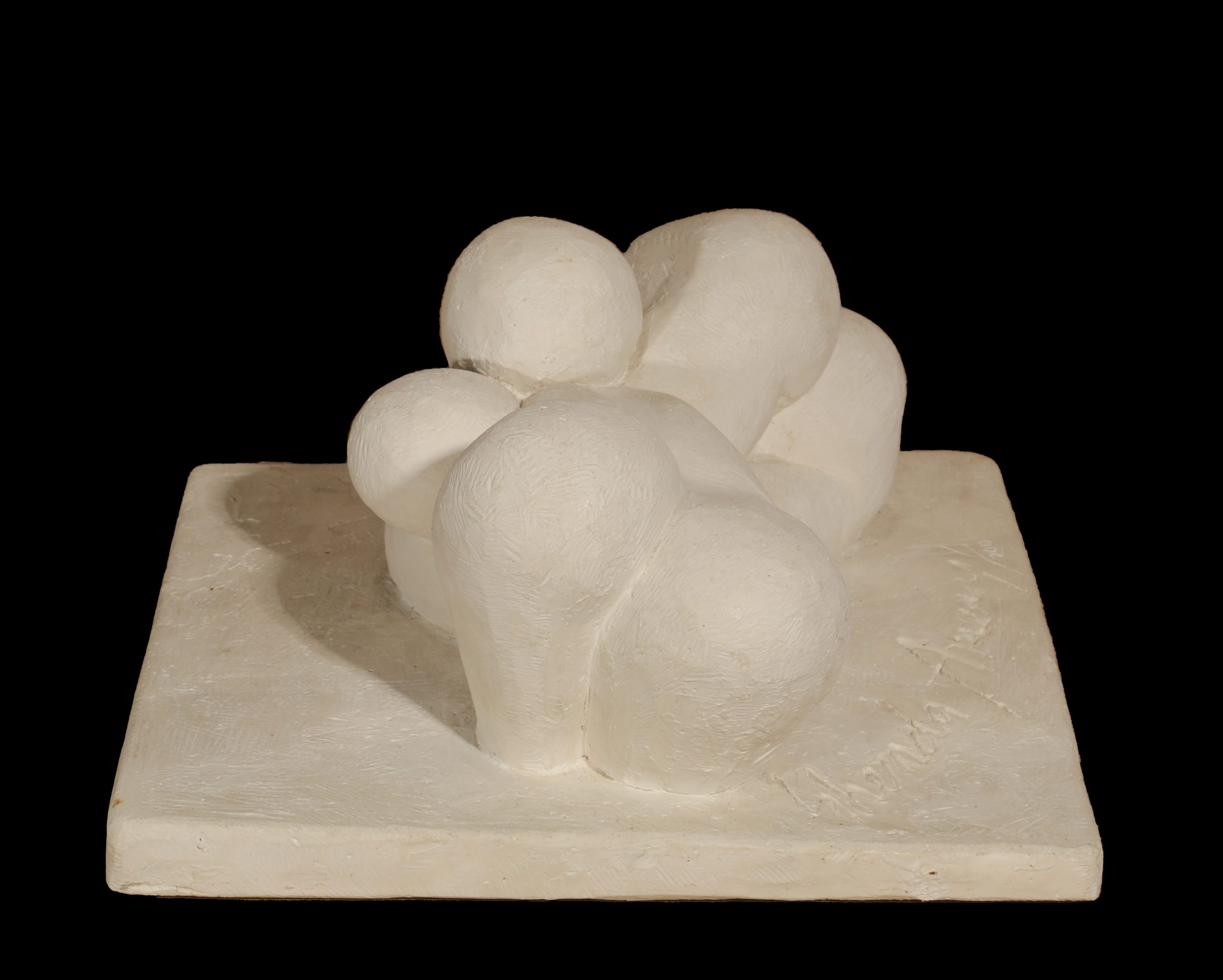 Tabletop Abstract Stone Resin Sculpture - Two Reclining Figures by Shenda Amery (Edition of 200) - Image 2
