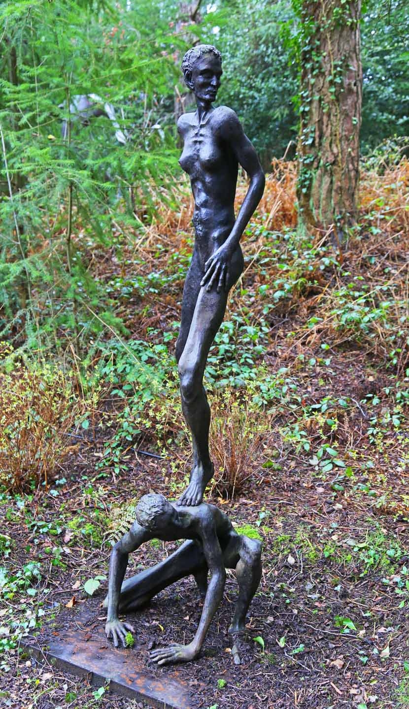 Lifesize Bronze Resin Figurative People Sculpture - Ride by Simon Stringer (Unique) - Image 3