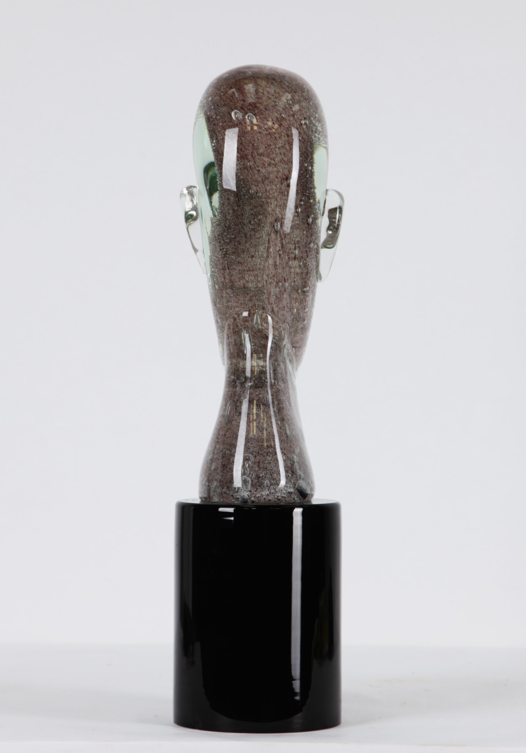 Tabletop Face Sculpture - Glass Bust by Stefano Toso (Unique) - Image 3