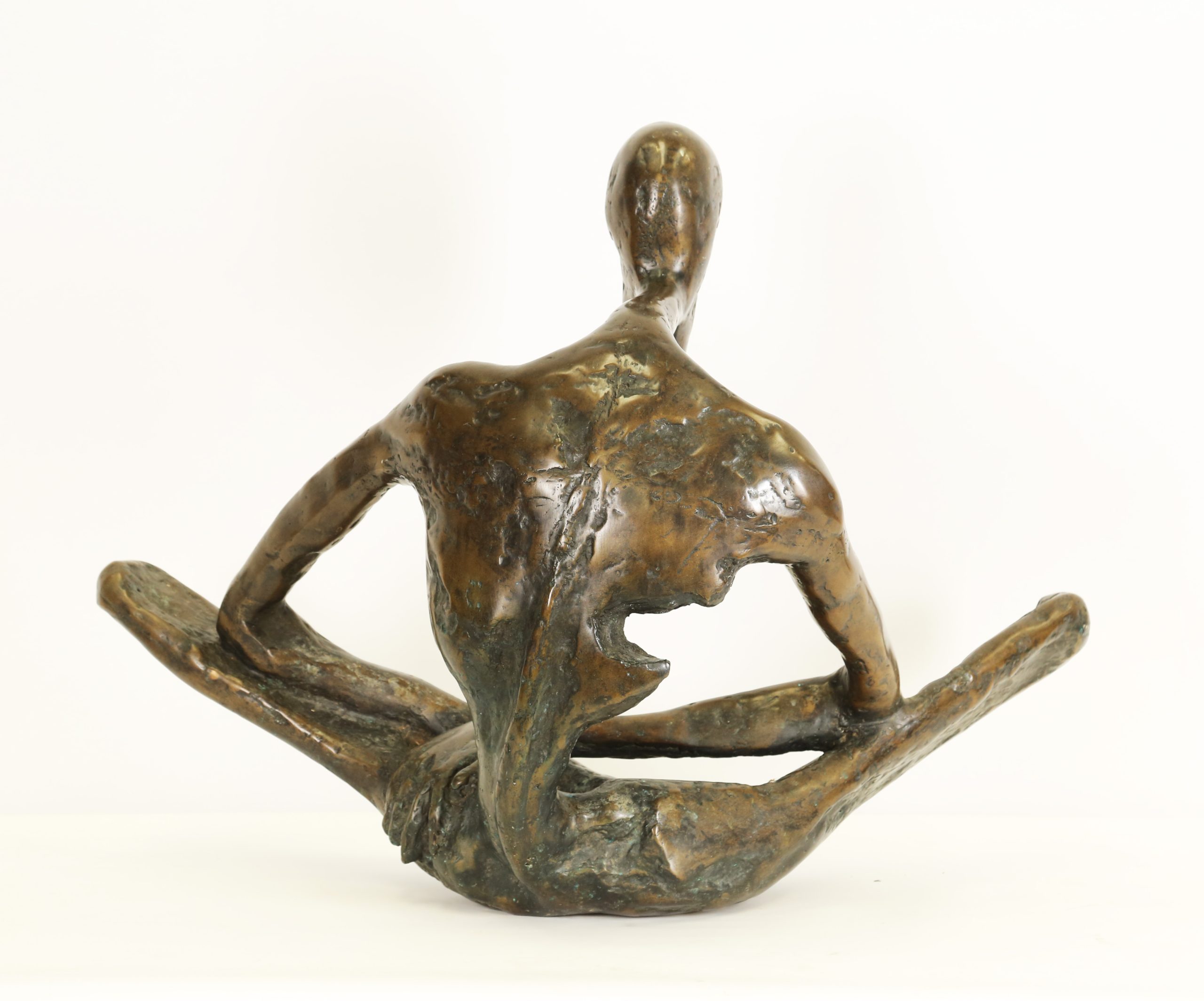 Large Bronze Figurative Sculpture - Lesotho Figure II by Stella Shawzin - Image 4