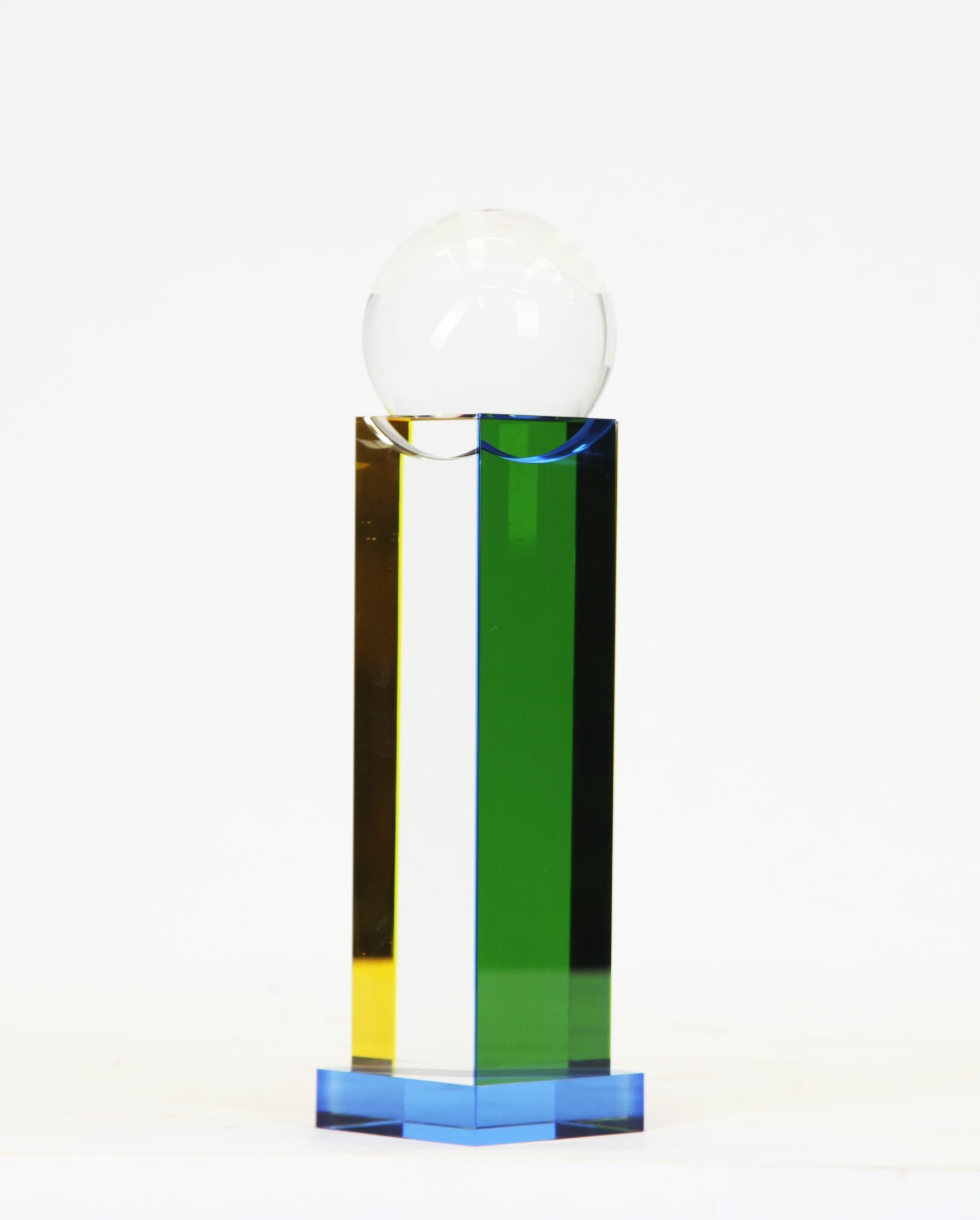 Tabletop Abstract Glass Sculpture - Astera by Vladimir Zila (Unique) - Image 3