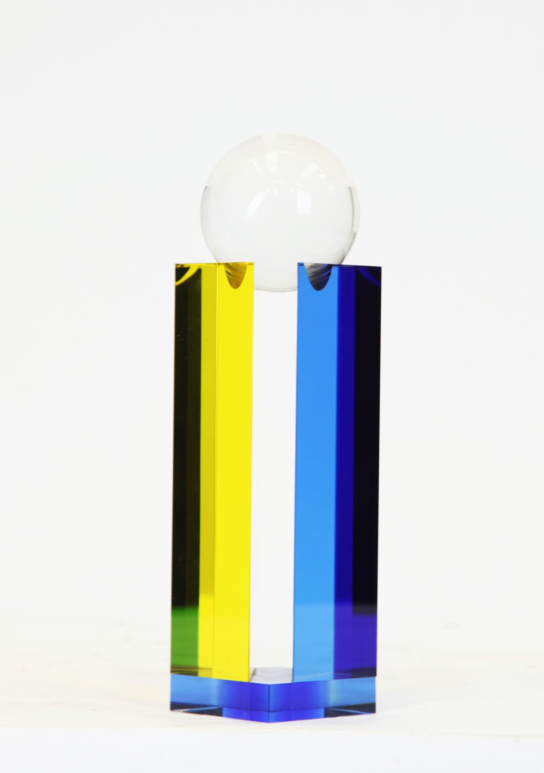Tabletop Abstract Glass Sculpture - Astera by Vladimir Zila (Unique) - Image 4