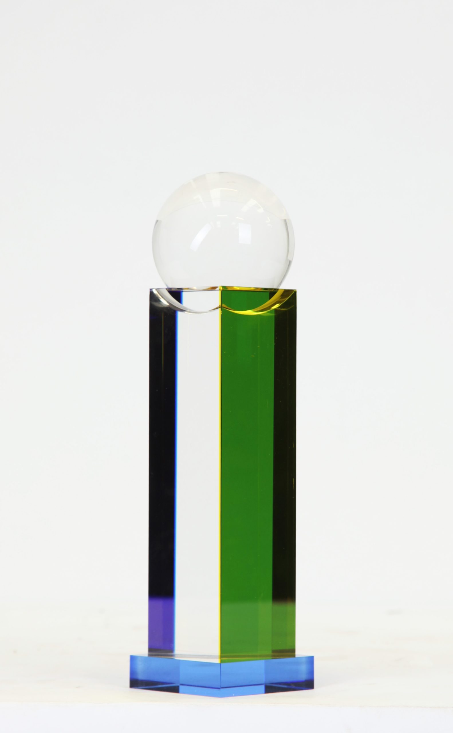 Tabletop Abstract Glass Sculpture - Astera by Vladimir Zila (Unique) - Image 2