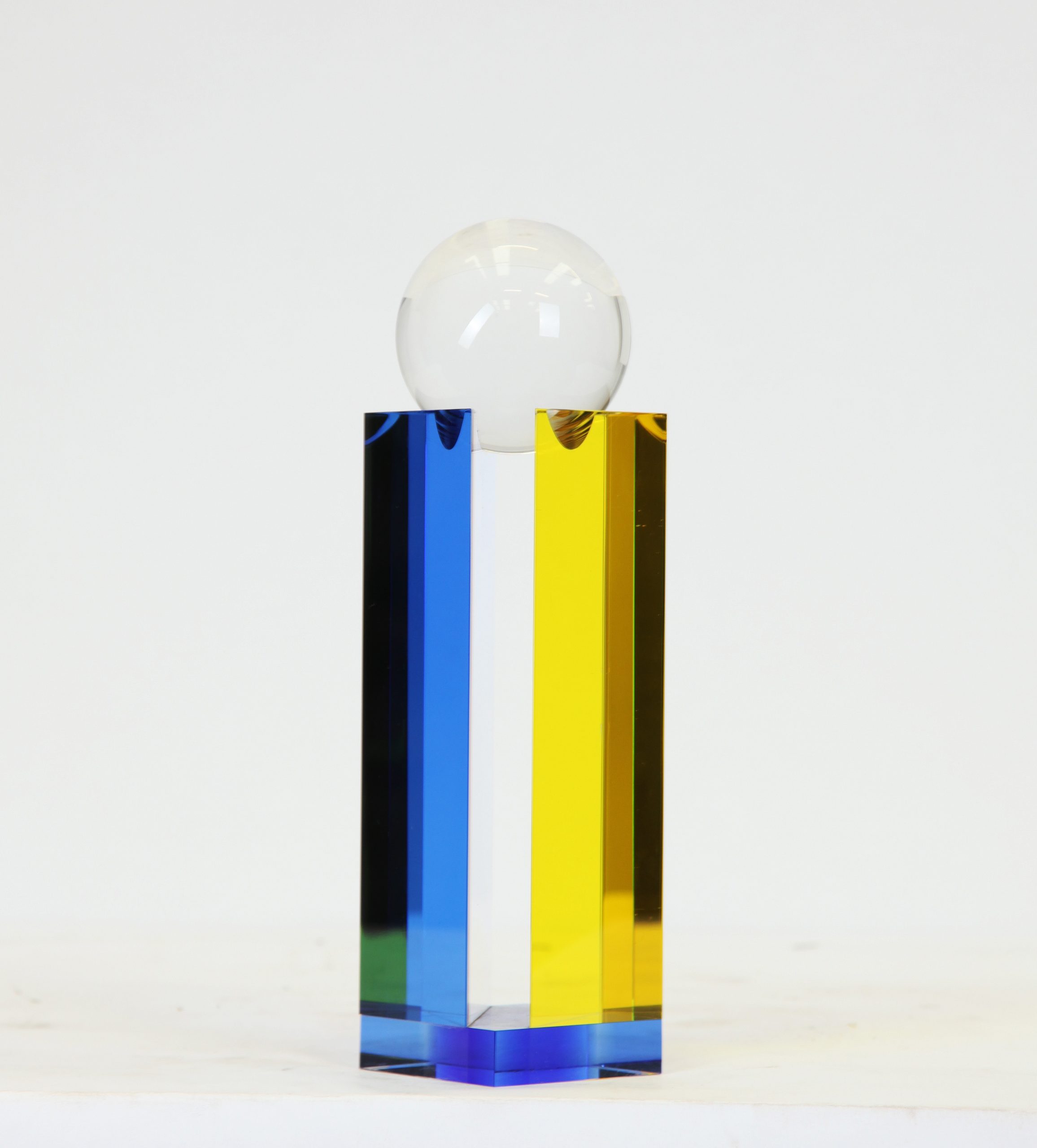 Tabletop Abstract Glass Sculpture - Astera by Vladimir Zila (Unique) - Image 5